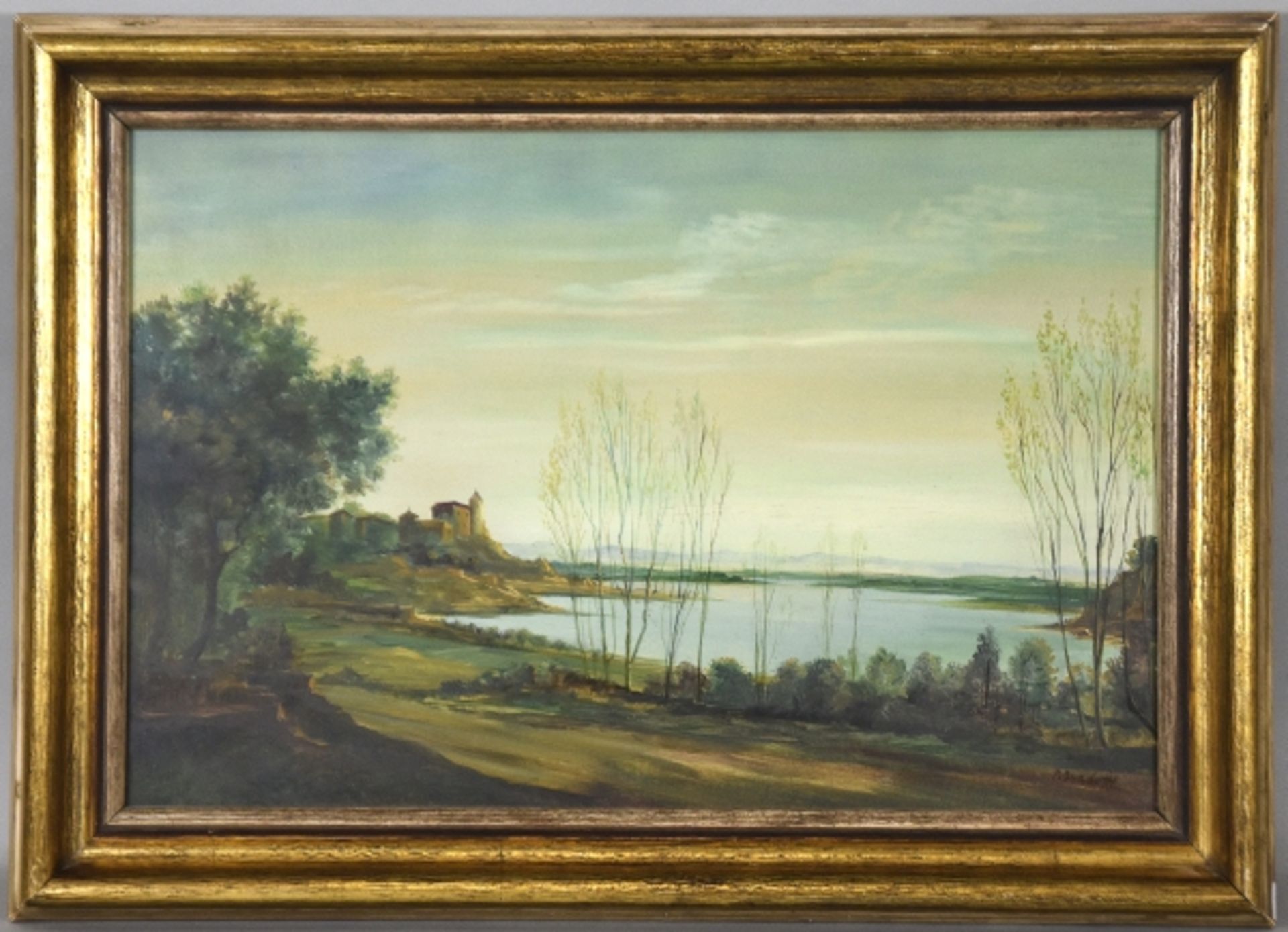 BRACHETTI Paul "Donaulandschaft" - Bild 2 aus 3