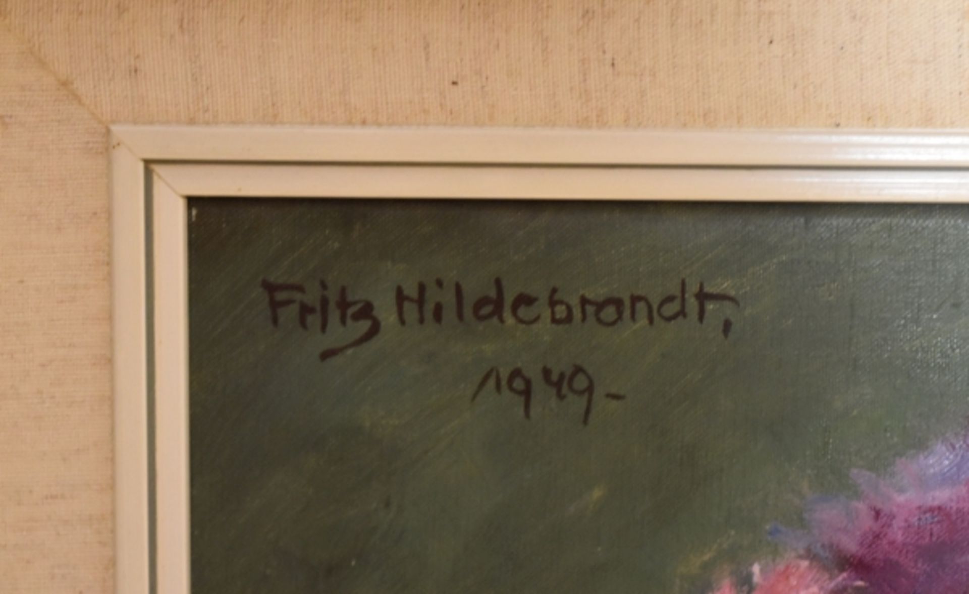 HILDEBRANDT Fritz "Buntes Blumenstillleben" - Image 3 of 4