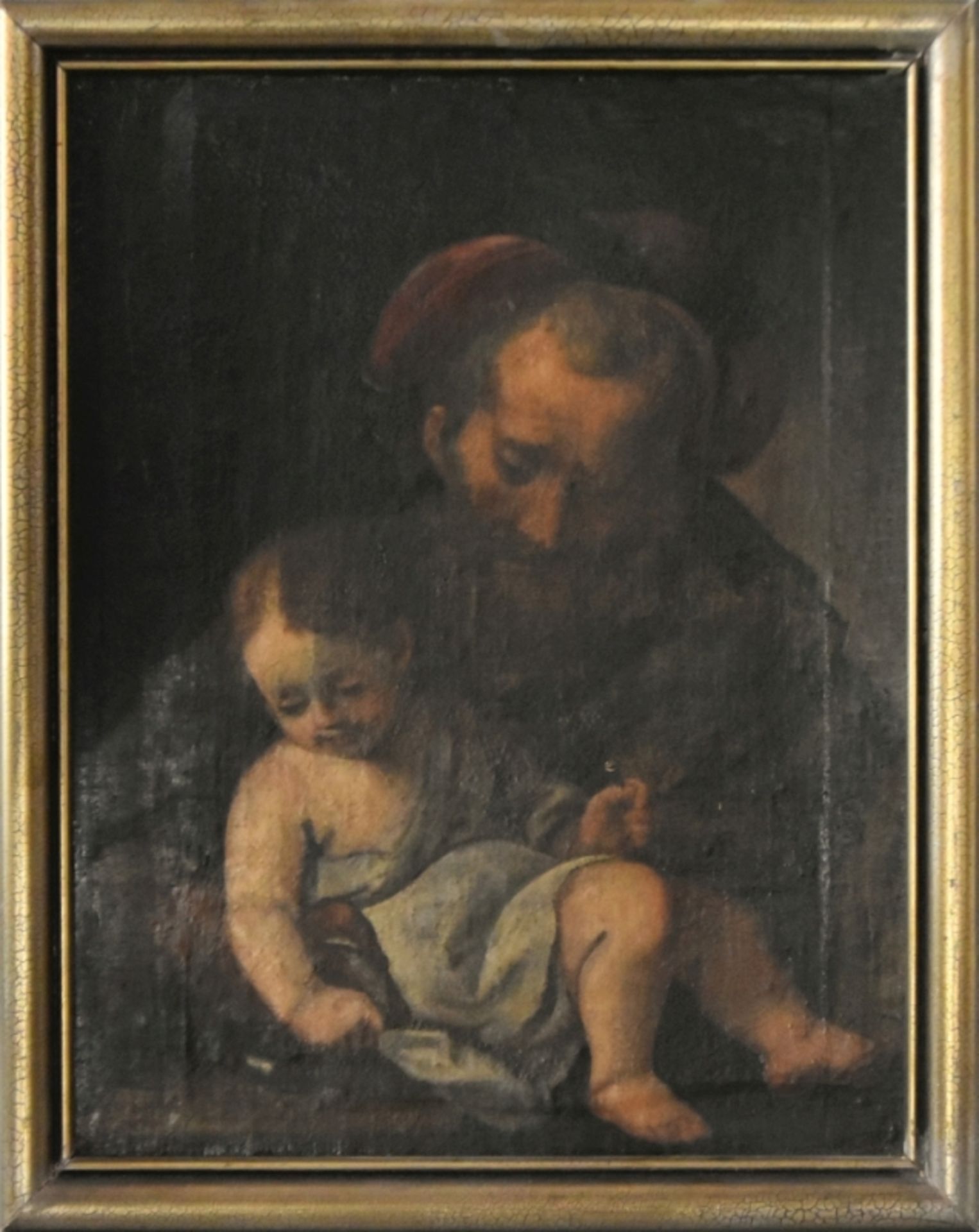 UNBEKANNT (17. Jahrhundert) "Joseph mit Christuskind" - Bild 2 aus 3