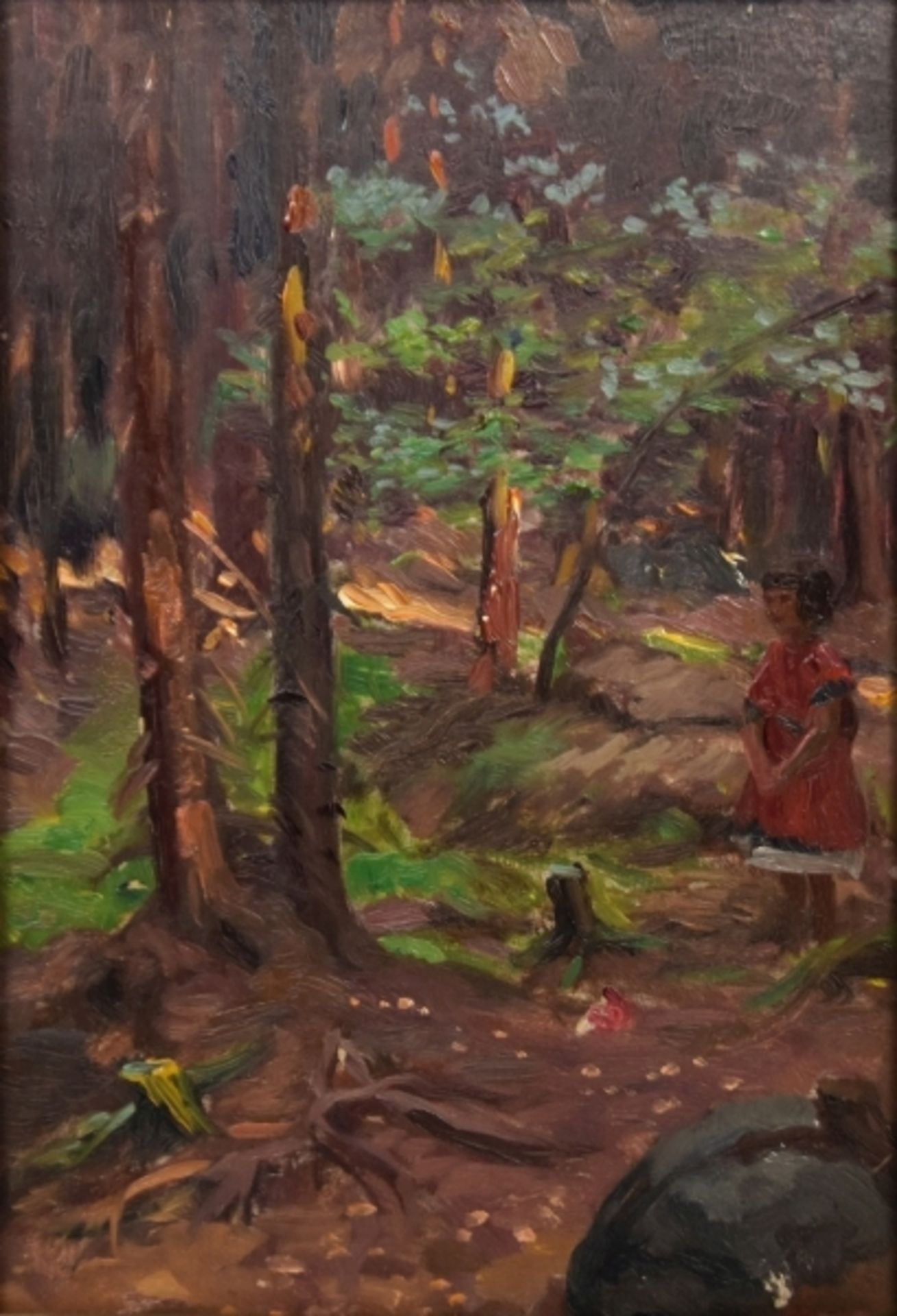 FRITZSCHE "Mädchen im Wald"