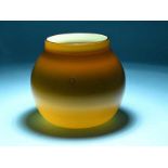 Vase "Reverse", Venini, Murano/Italien, 2. Hälfte 20. Jh. Farbiges Muranoglas in zwei Schichten ("