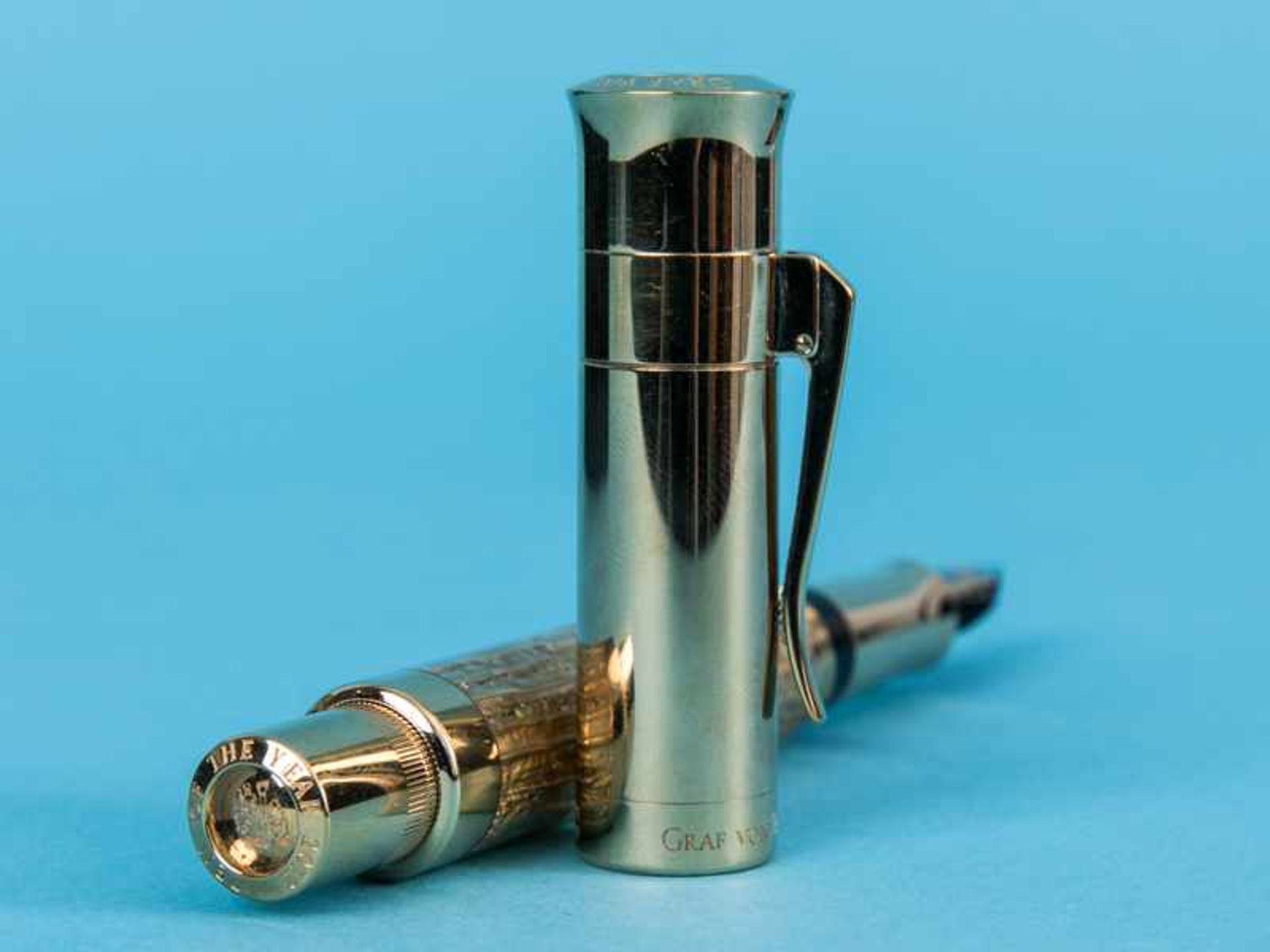 Kolben-Füllfederhalter "Pen of the Year" 2012, Handarbeit aus der Manufaktur Graf von Faber-Castell. - Image 5 of 10
