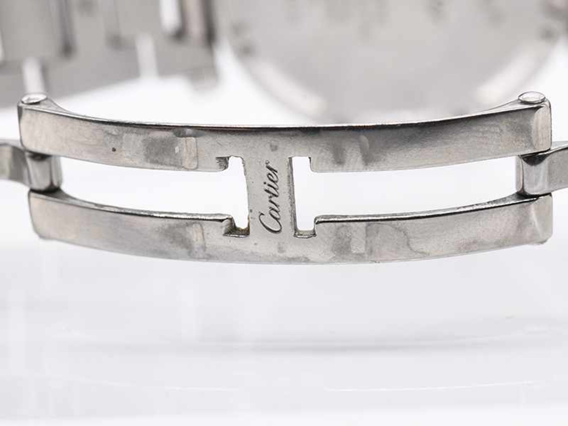 Armbanduhr, Modell "Pasha C", Cartier, Paris, um 1997. - Image 3 of 6