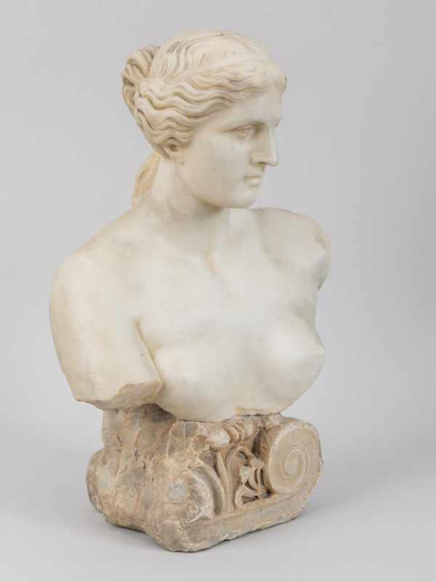 Große Büste "Venus von Milos", wohl 19./20. Jh. - Bild 3 aus 8