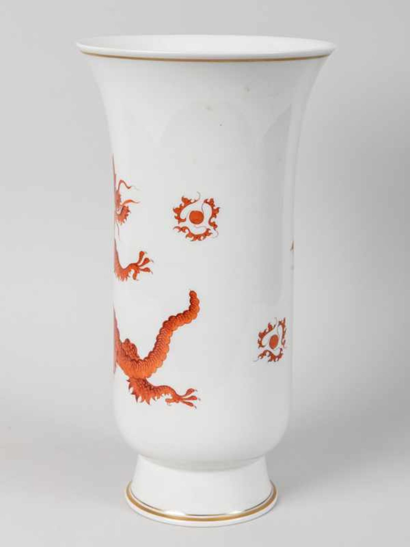 Große Vase "Ming-Drache", Meissen, 20. Jh. - Bild 3 aus 5