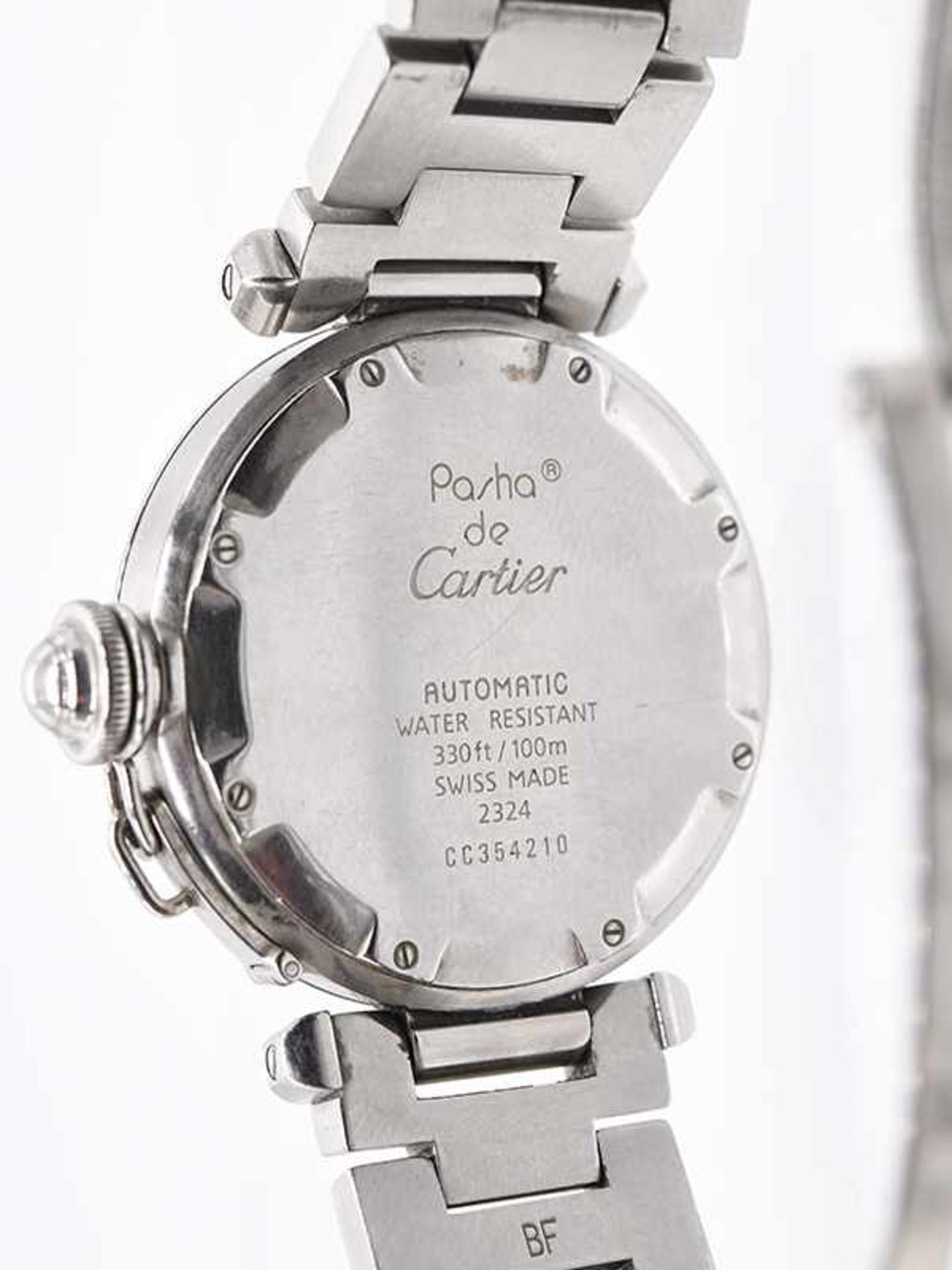 Armbanduhr, Modell "Pasha C", Cartier, Paris, um 1997. - Image 2 of 6