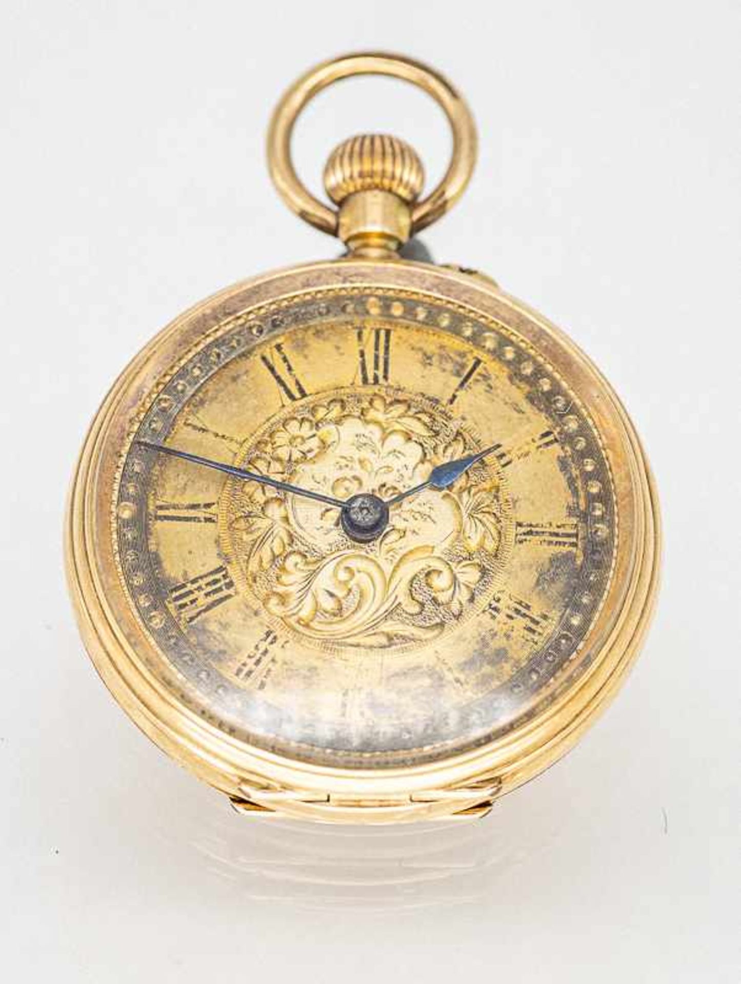 Damen-Taschen-/Anhängeuhr, um 1900.