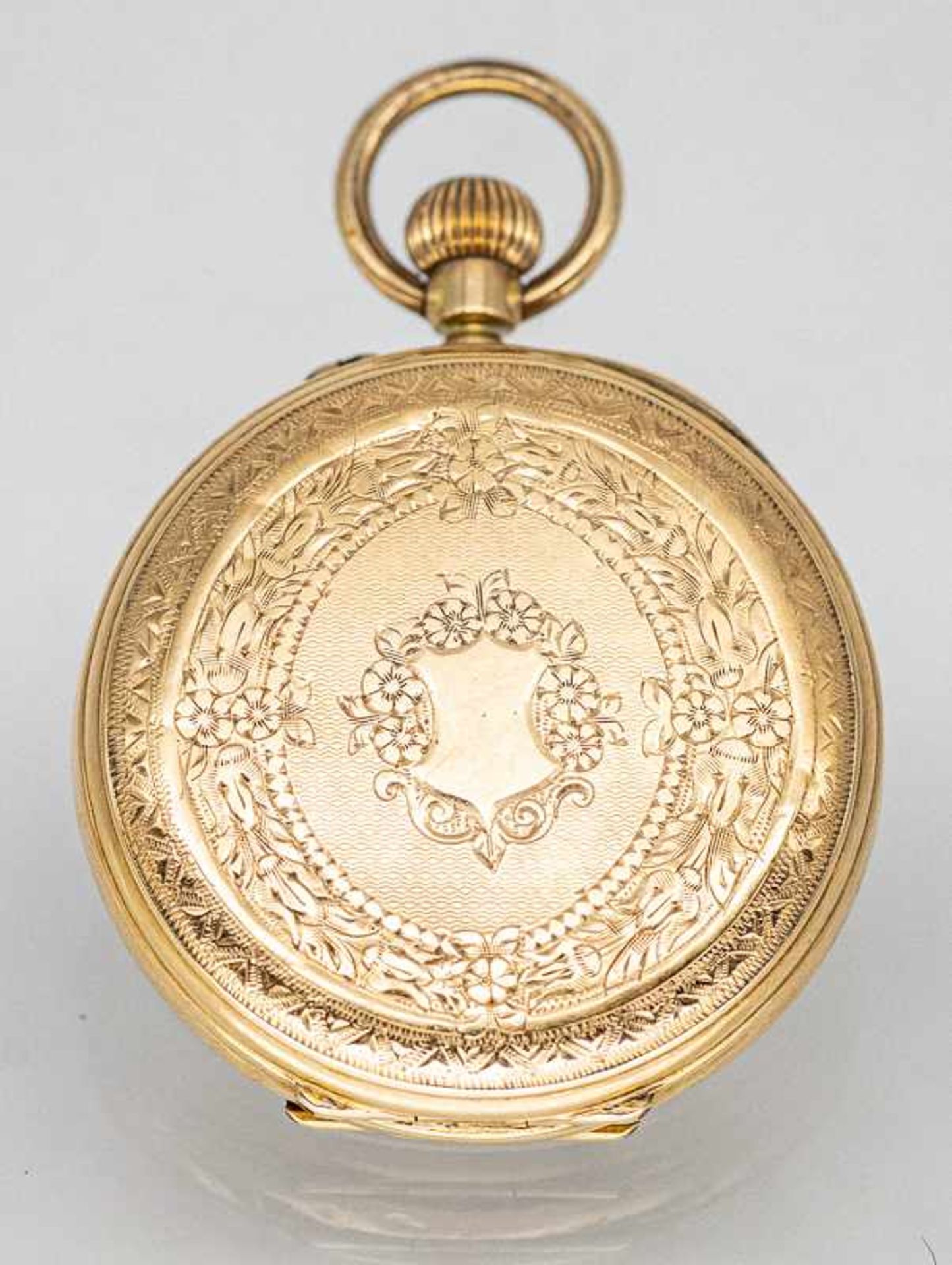 Damen-Taschen-/Anhängeuhr, um 1900. - Bild 2 aus 2