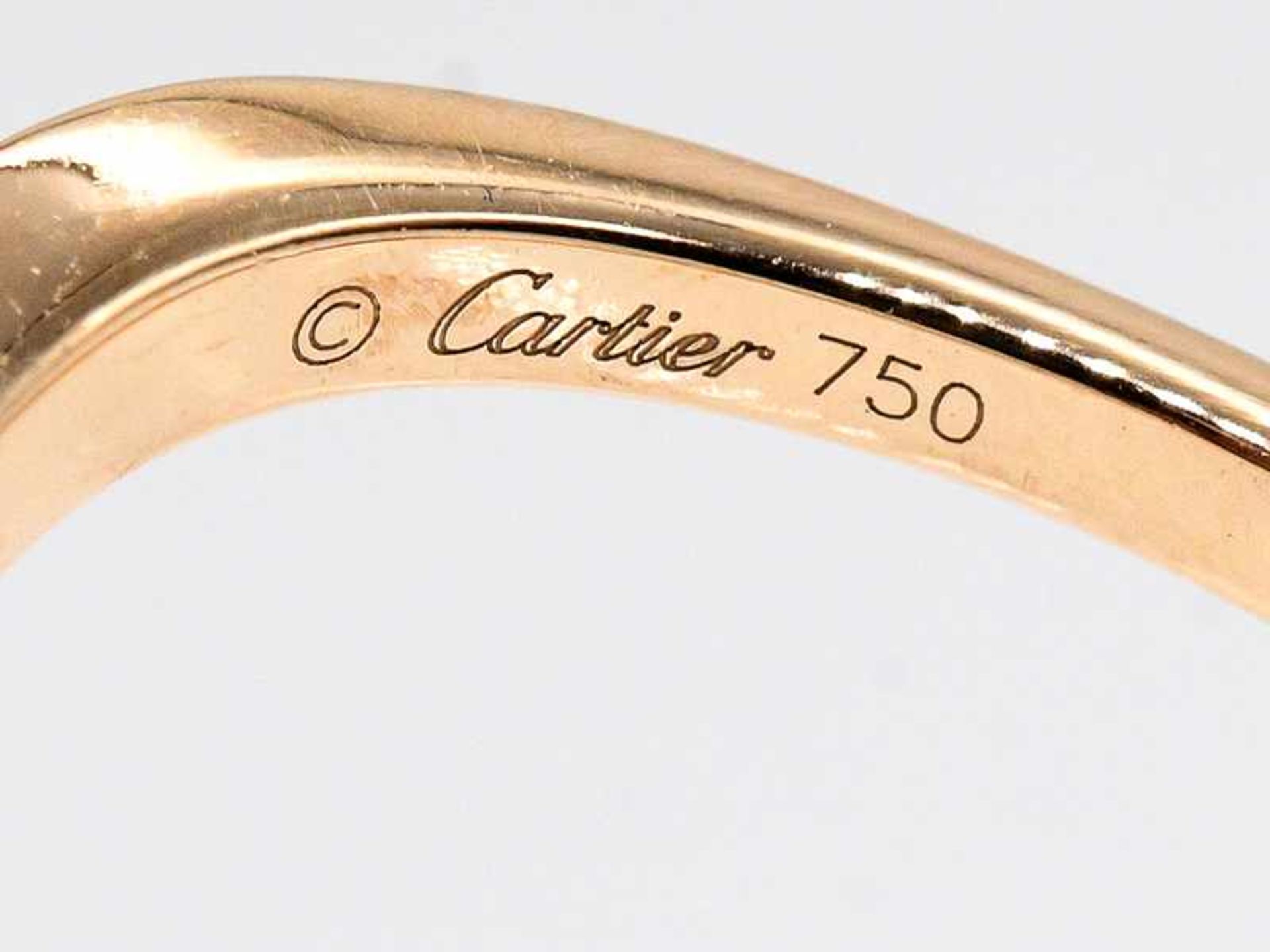 Ring "Caresse d´Orchidées" mit kleinem Diamant, Cartier, Paris, 21. Jh Ring "Caresse d´Orchidées" - Bild 4 aus 10