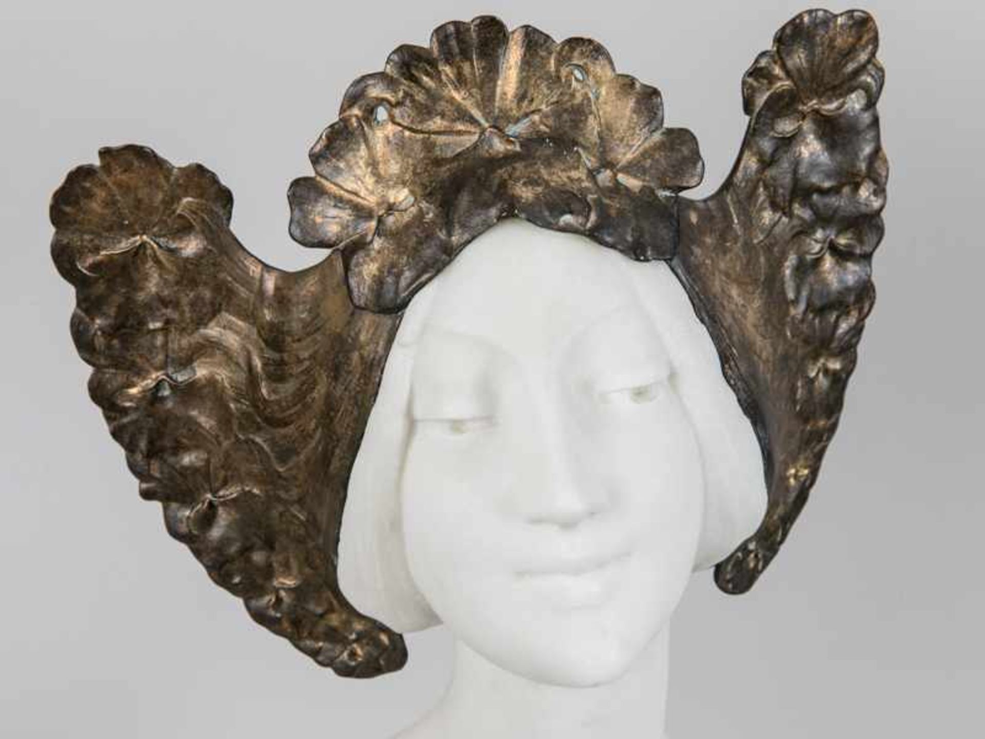 Chalon, Louis (1866 - 1940). Chalon, Louis (1866 - 1940). Große Art-Nouveau-Büste einer jungen Dame - Bild 5 aus 12