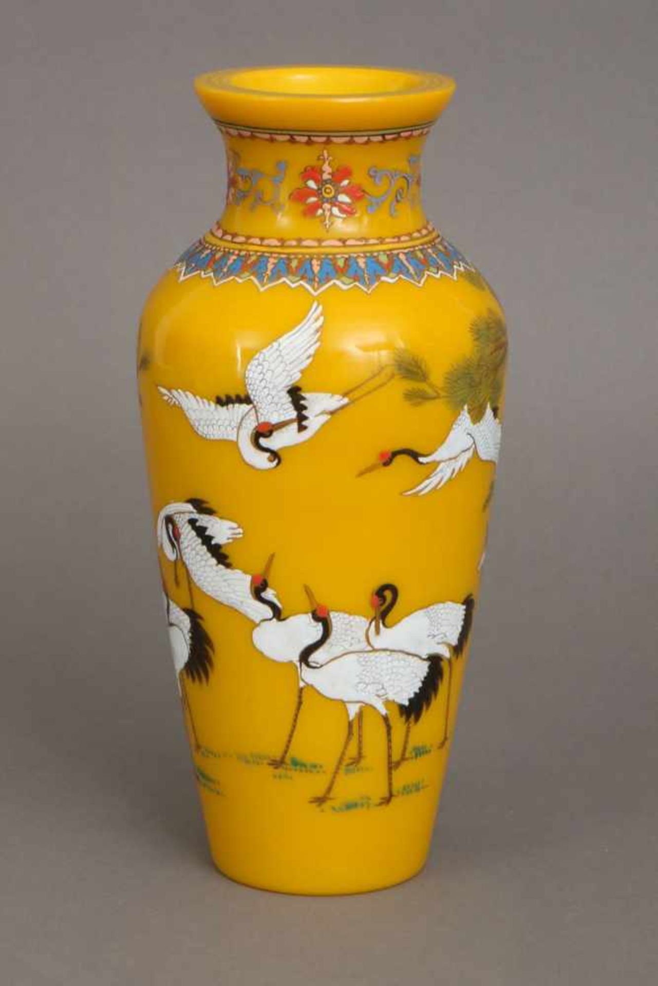 Chinesische Peking-Glas Vase