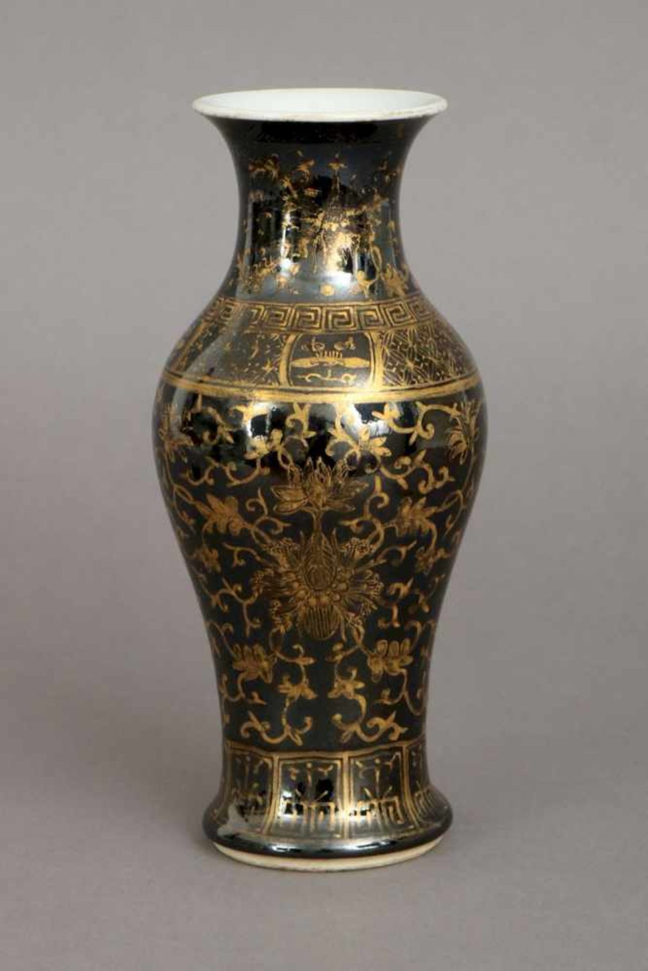 Chinesische Mirror-black Vase