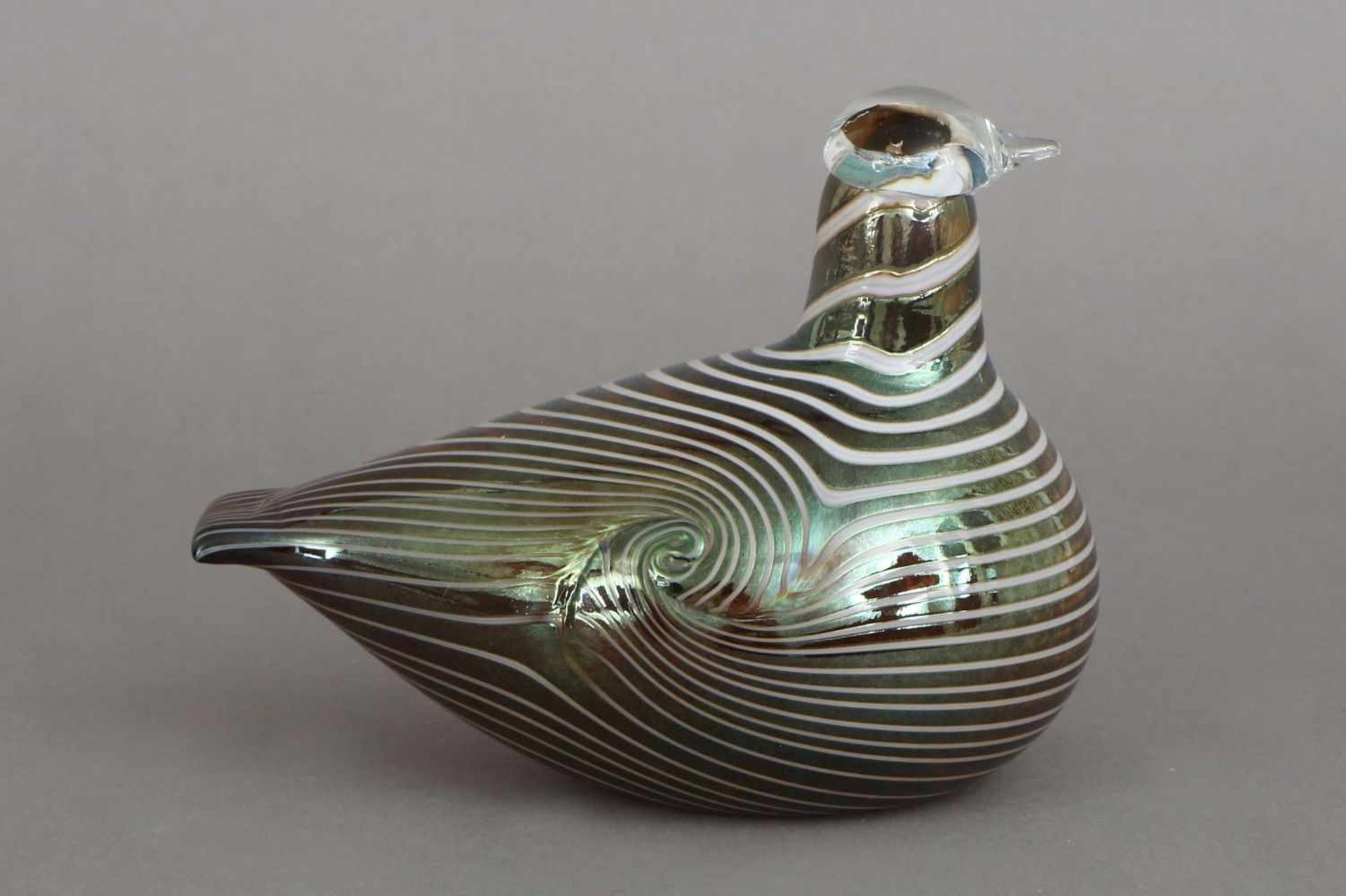 Finnische Glasfigur ¨Vogel¨<b