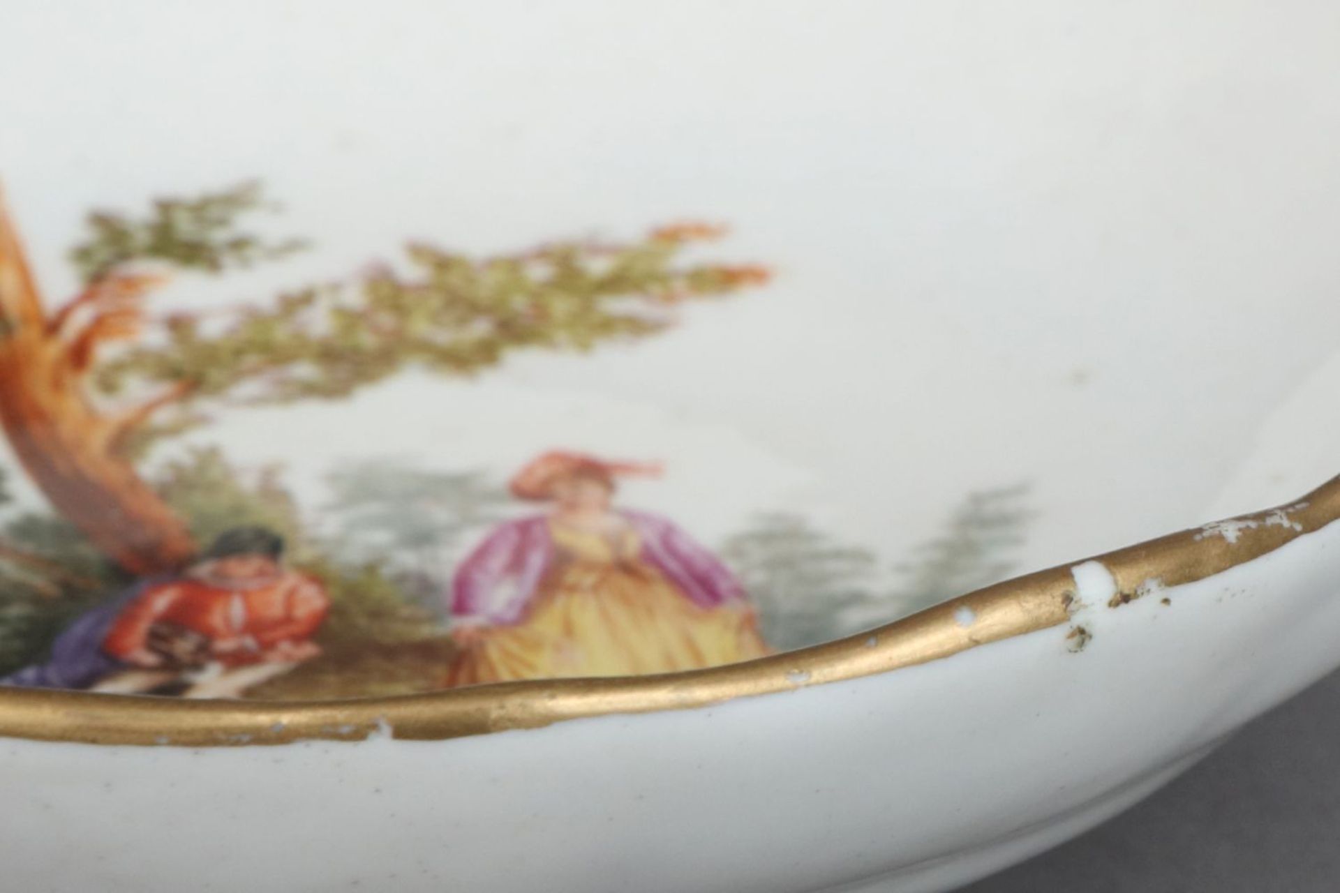 POTSCHAPPEL DRESDEN Tasse des 19. Jahrhunderts im Stile MEISSEN - Bild 4 aus 4