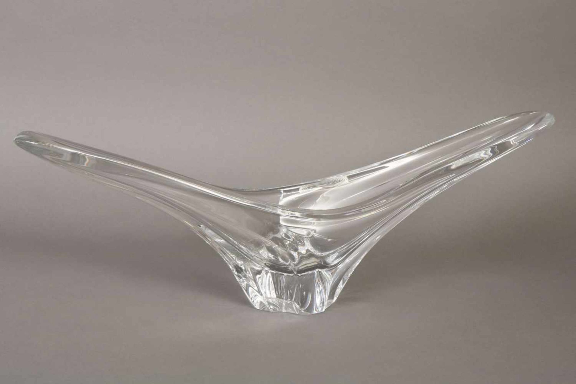 DAUM NANCY Glasschale im Mid-Century Stil