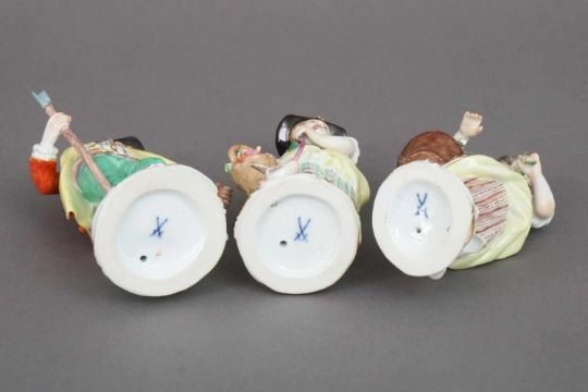 3 MEISSEN Porzellanfiguren (sogenannte ¨Gartenkinder¨)<b - Bild 3 aus 3