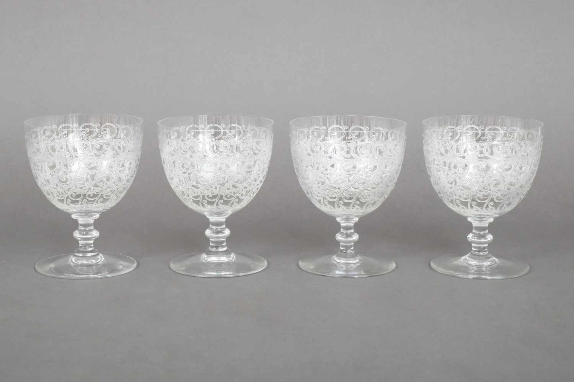 4 BACCARAT Weingläser ¨Rohan¨<br