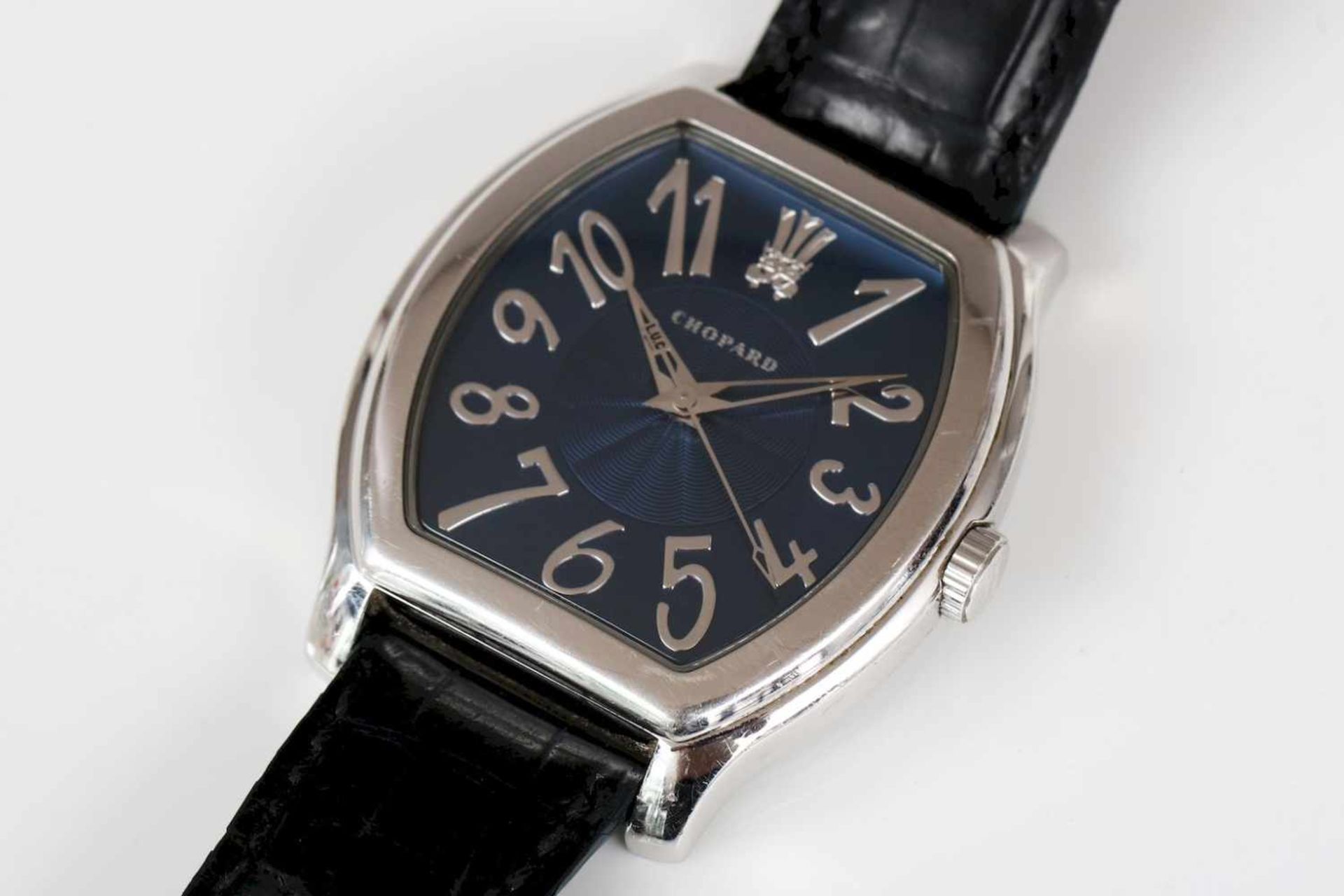 CHOPARD Tonneaux HerrenarmabanduhrModell ¨Prince Charles¨ (The Prince´s Foundation), Gehäuse 750er