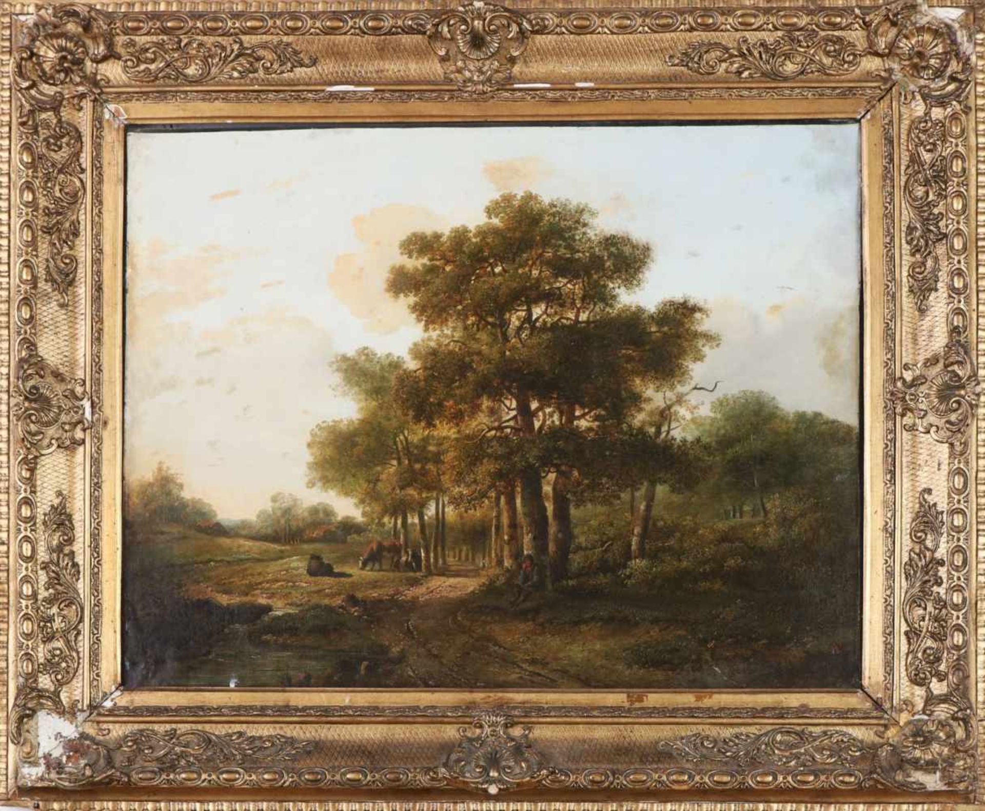 BAREND CORNELIS KOEKKOEK (1803 Middelburg/Königreich der Niederlande - 1862 Kleve)Öl auf Leinwa