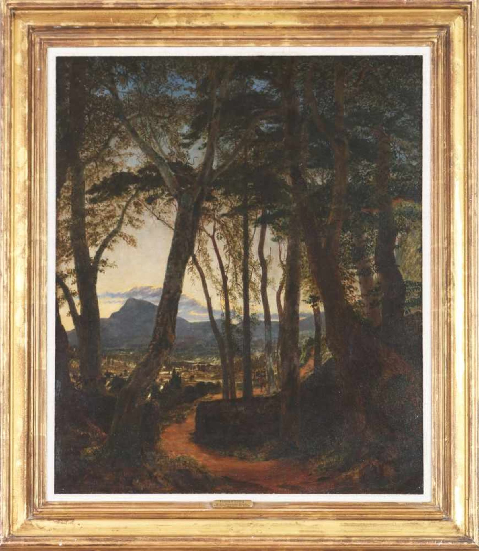 HENRY ALEXANDER BOWLER (1824 Kensington - 1903 London)Öl auf Leinwand (doubliert), ¨Evening at