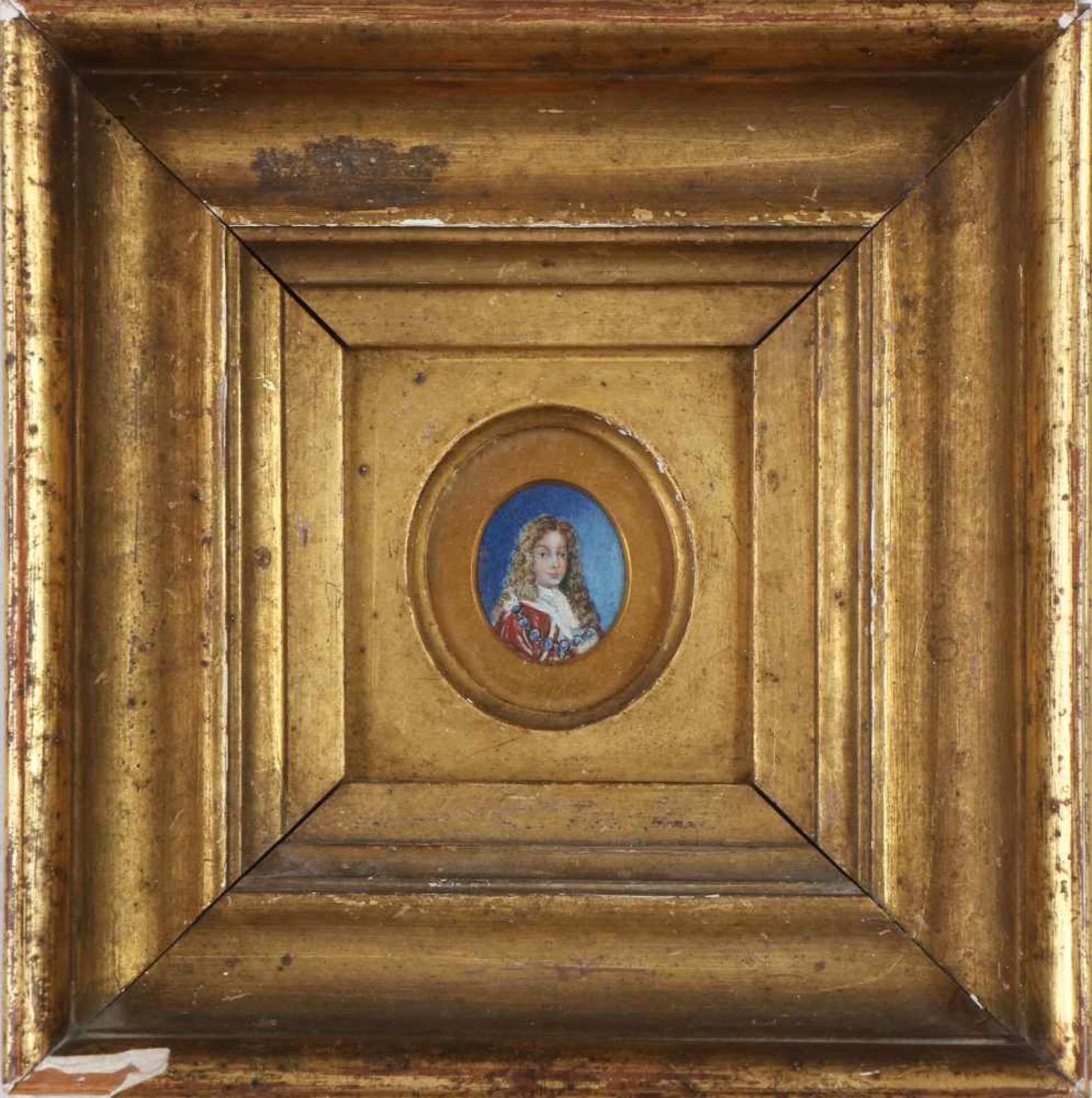 UNBEKANNTER KOPIST des 18./19. JahrhundertsMiniatur auf Elfenbeinplatte, ¨Porträt des Prinzen C