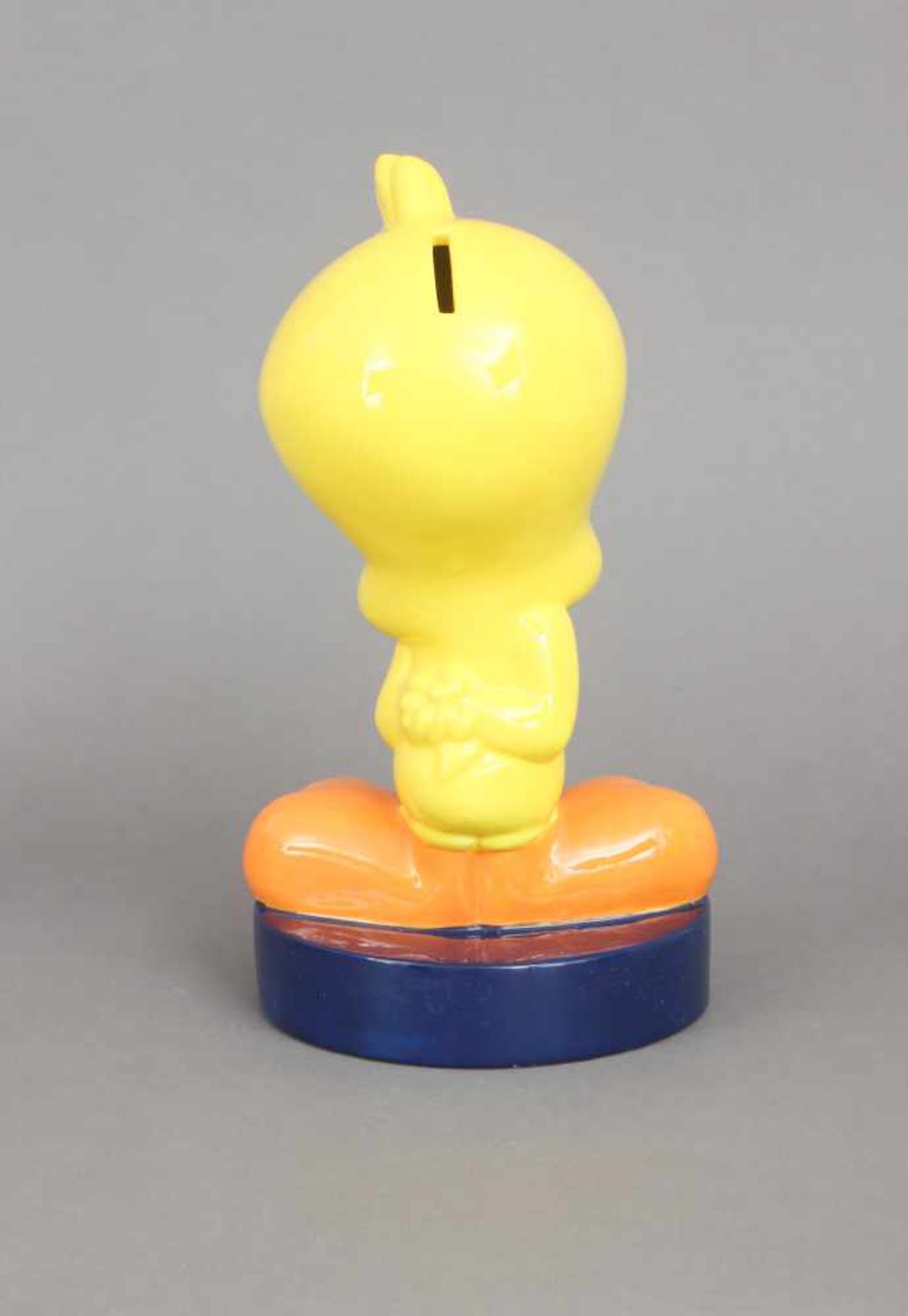 Keramik-Spardose ¨Tweety¨ (1995)Produkt der WARNER BROS., farbig bemalte Figur der Comic-Figur - Image 2 of 3