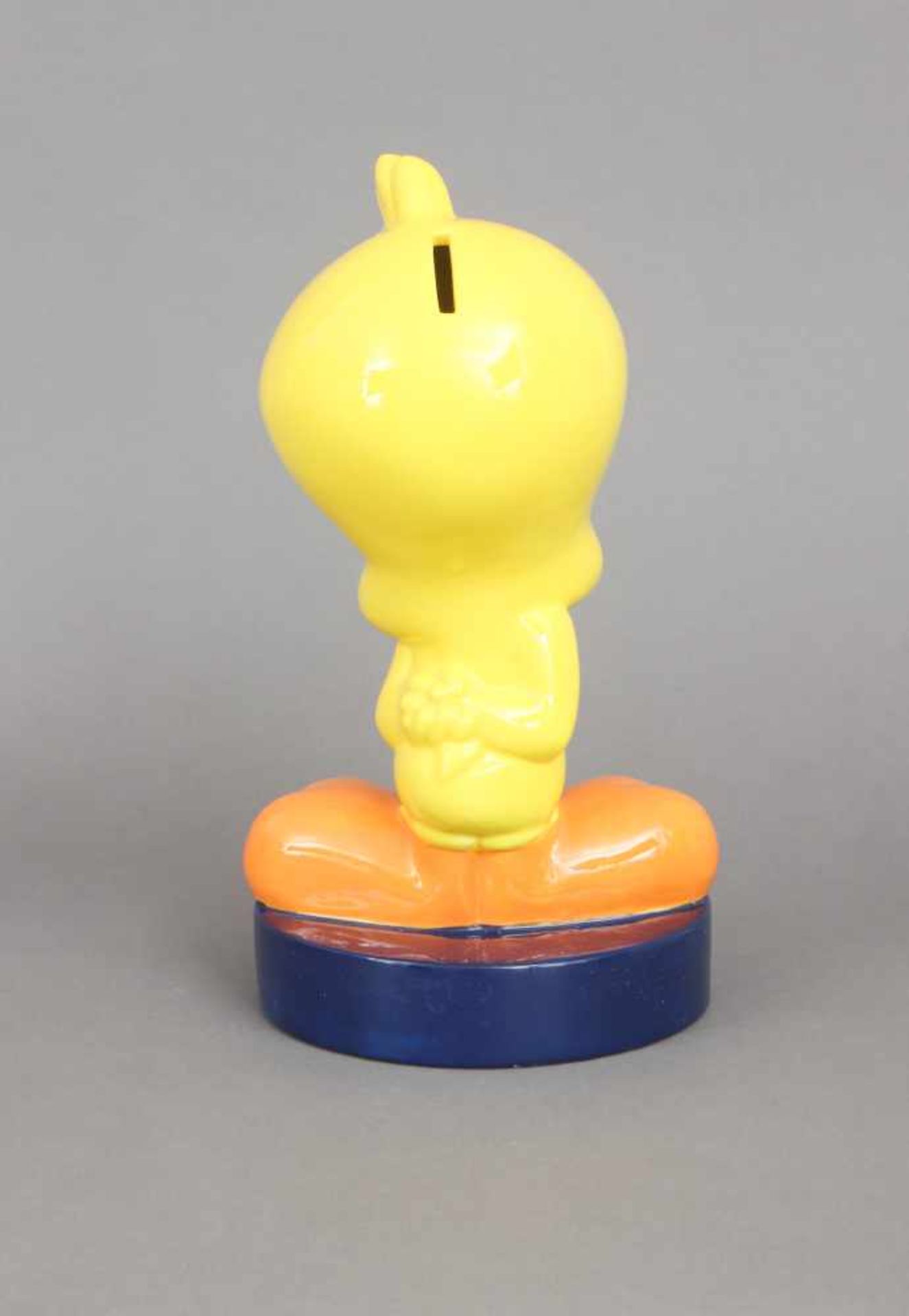 Keramik-Spardose ¨Tweety¨ (1995)Produkt der WARNER BROS., farbig bemalte Figur der Comic-Figur - Bild 2 aus 3