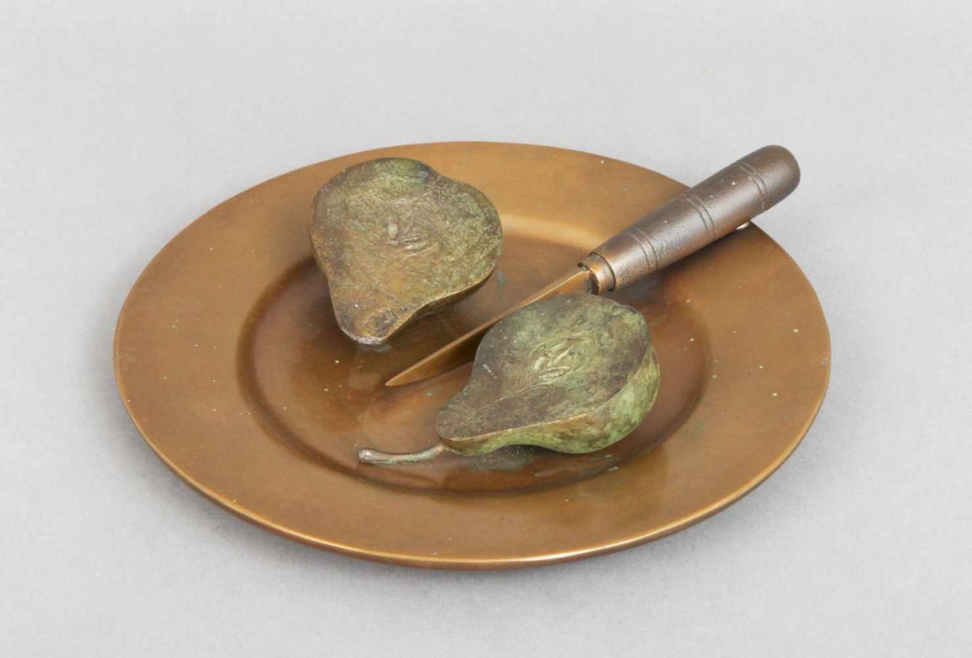 LOUIS FRANKLIN GILLIAM (1944-1997) Bronzeplastik ¨Stillleben¨Darstellung einer aufgeschnittenen - Image 2 of 2