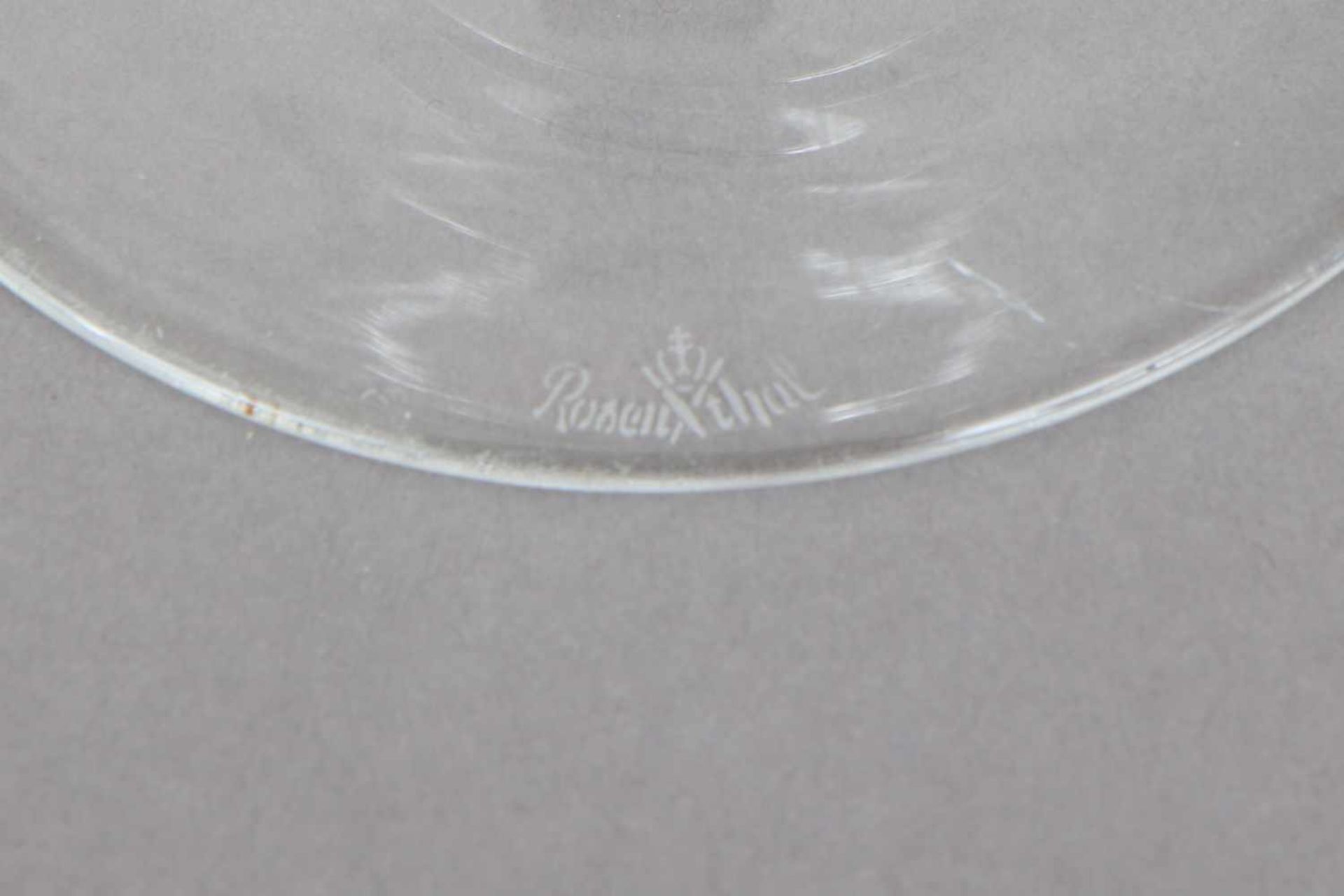 3 ROSENTHAL Vasengefäße ¨Romanze¨farbloses, geschliffenes und geätztes Glas, je zylindrische, - Image 3 of 3