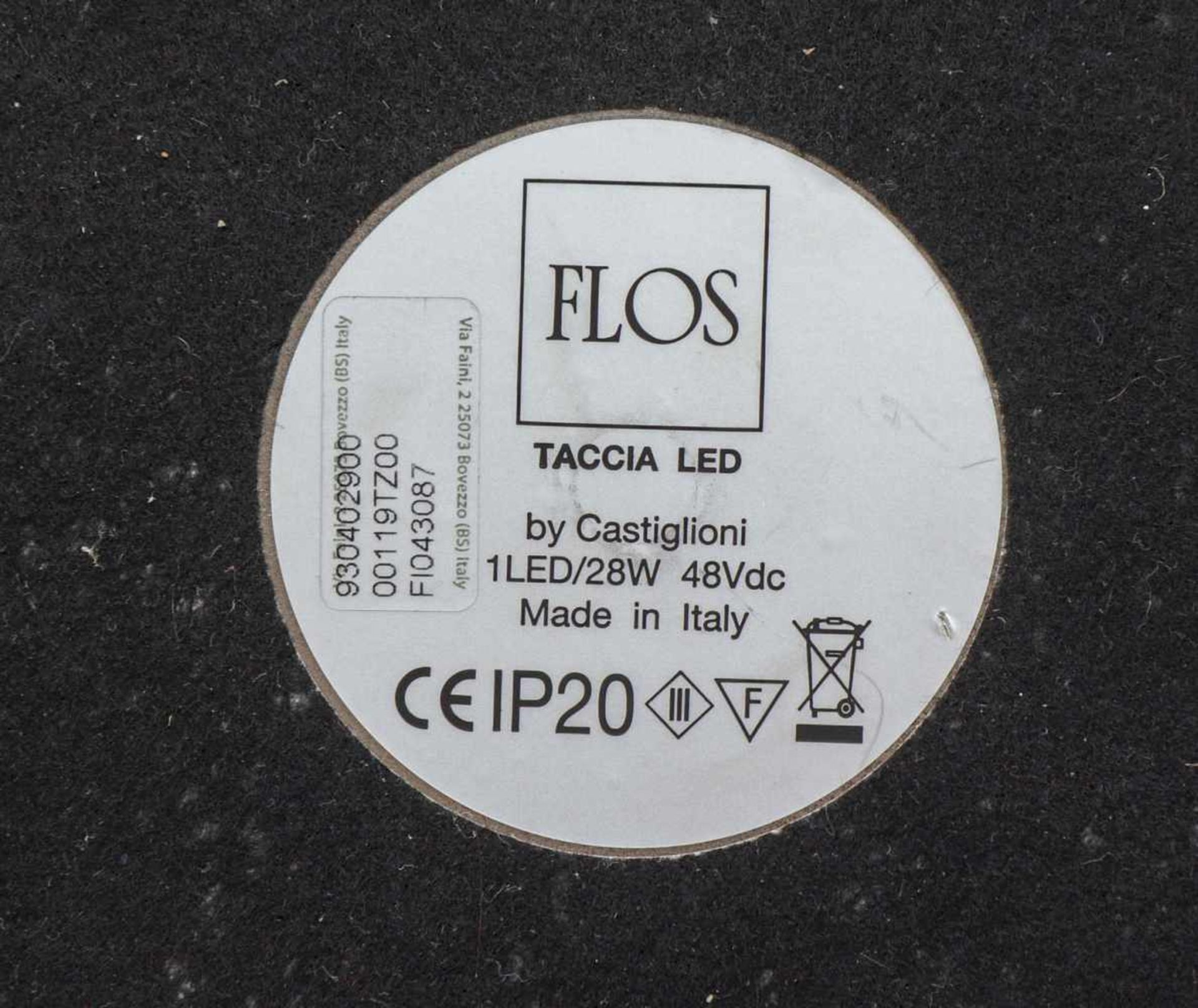 FLOS TACCIA Tischlampe ¨small¨ (Entwurf ACHILLE CASTIGLIONI, 1962)mit LED-Leuchtkörper, schwarz - Bild 4 aus 4