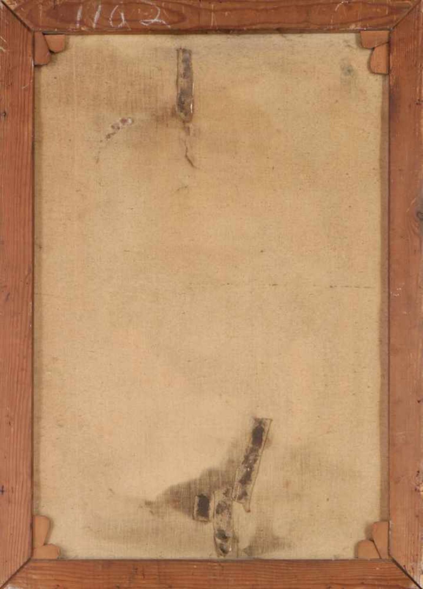 UNBEKANNTER KÜNSTLER des frühen 20. JahrhundertsÖl auf Leinwand, ¨Porträt eines Knaben in rotem - Image 2 of 5