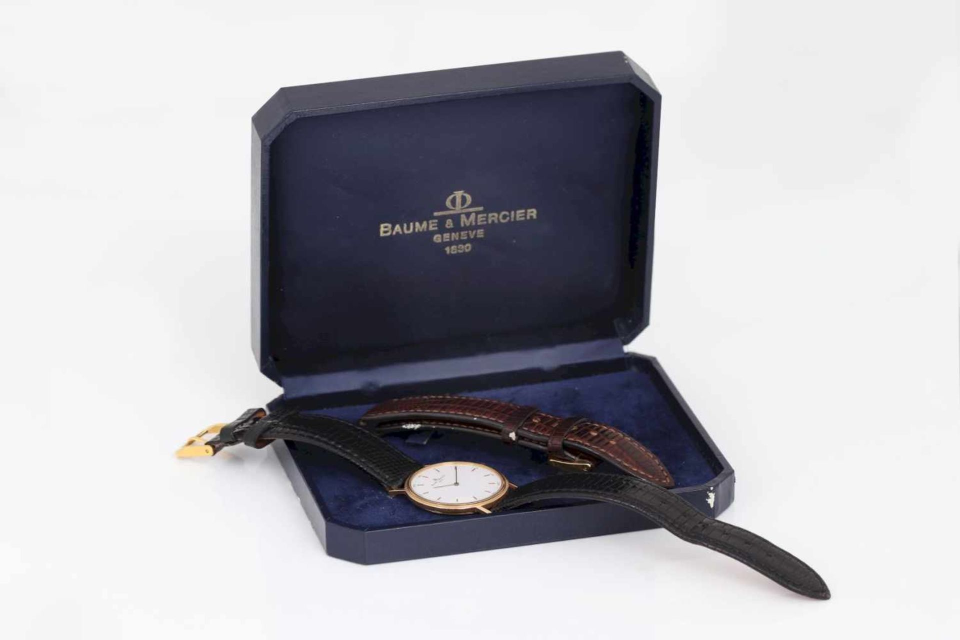 BAUME & MERCIER Armbanduhr ¨Classima¨ Ultra thin rundes, sehr dünnes Gehäuse (D 32mm, H 4mm), 18Kt. - Image 3 of 5