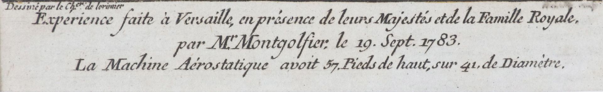 UNBEKANNTER KÜNSTLER des 18./19. Jahrhundertshandkolorierter Stich (Frontispiz), ¨Aufstieg de - Bild 3 aus 3