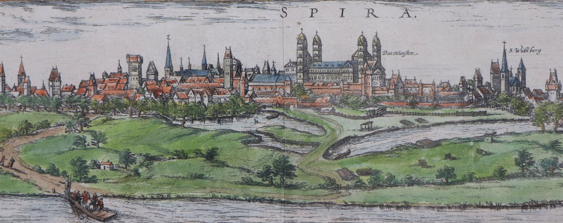 GEORG BRAUN (1541 Köln - 1622 ebenda) und FRANS HOGENBERG (1535 Mechelen - 1590 Köln)handkolo - Bild 3 aus 3