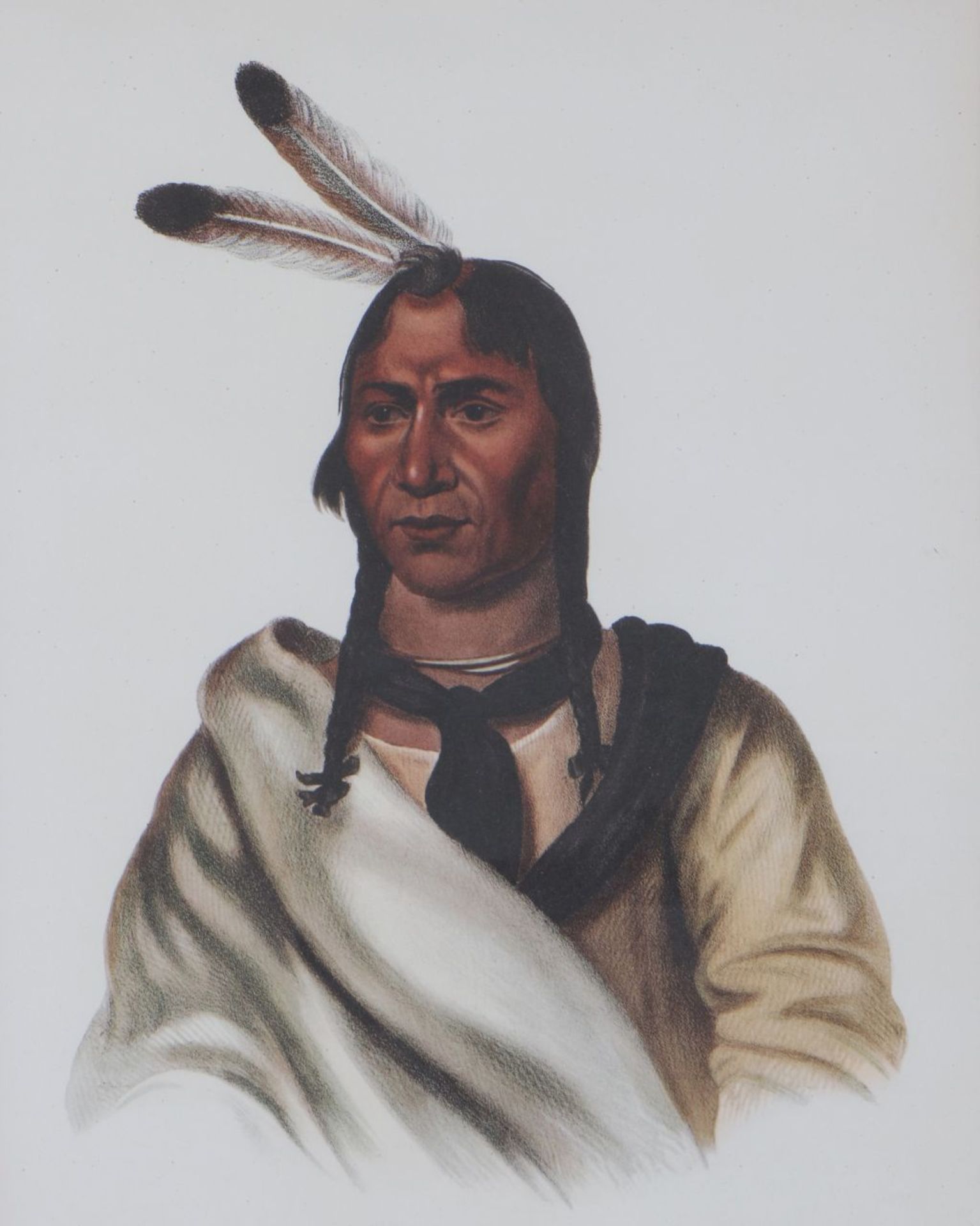 THOMAS MCKENNEY & JAMES HALL8 handkolorierte Lithografien aus ¨History of the Indian Tribes of - Bild 6 aus 9