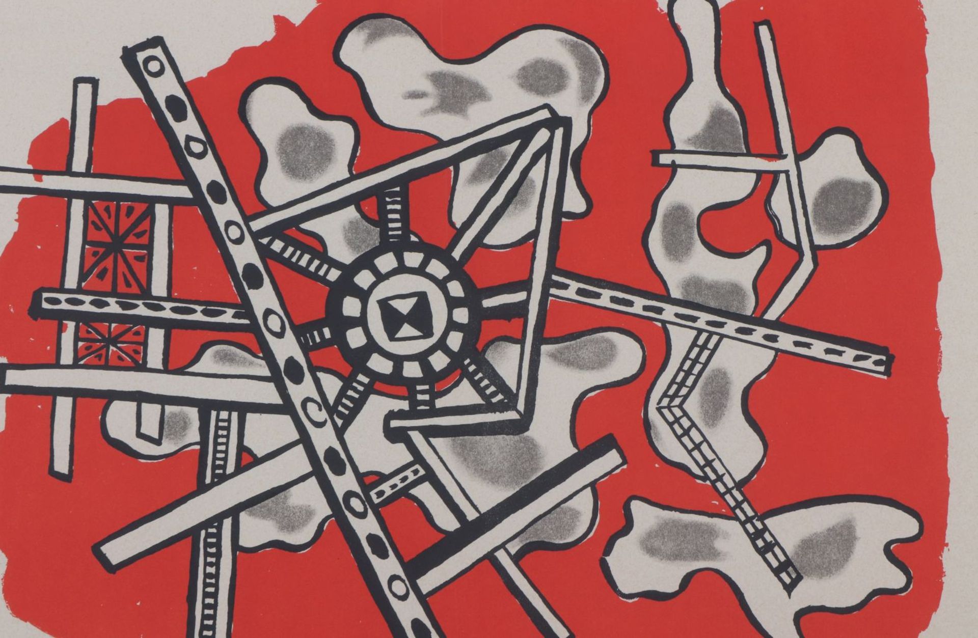 FERNAND LEGER (1881 Argentan - 1955 Gif-sur-Yvette bei Paris)Farblithografie (Doppelseite), ¨K - Bild 2 aus 2