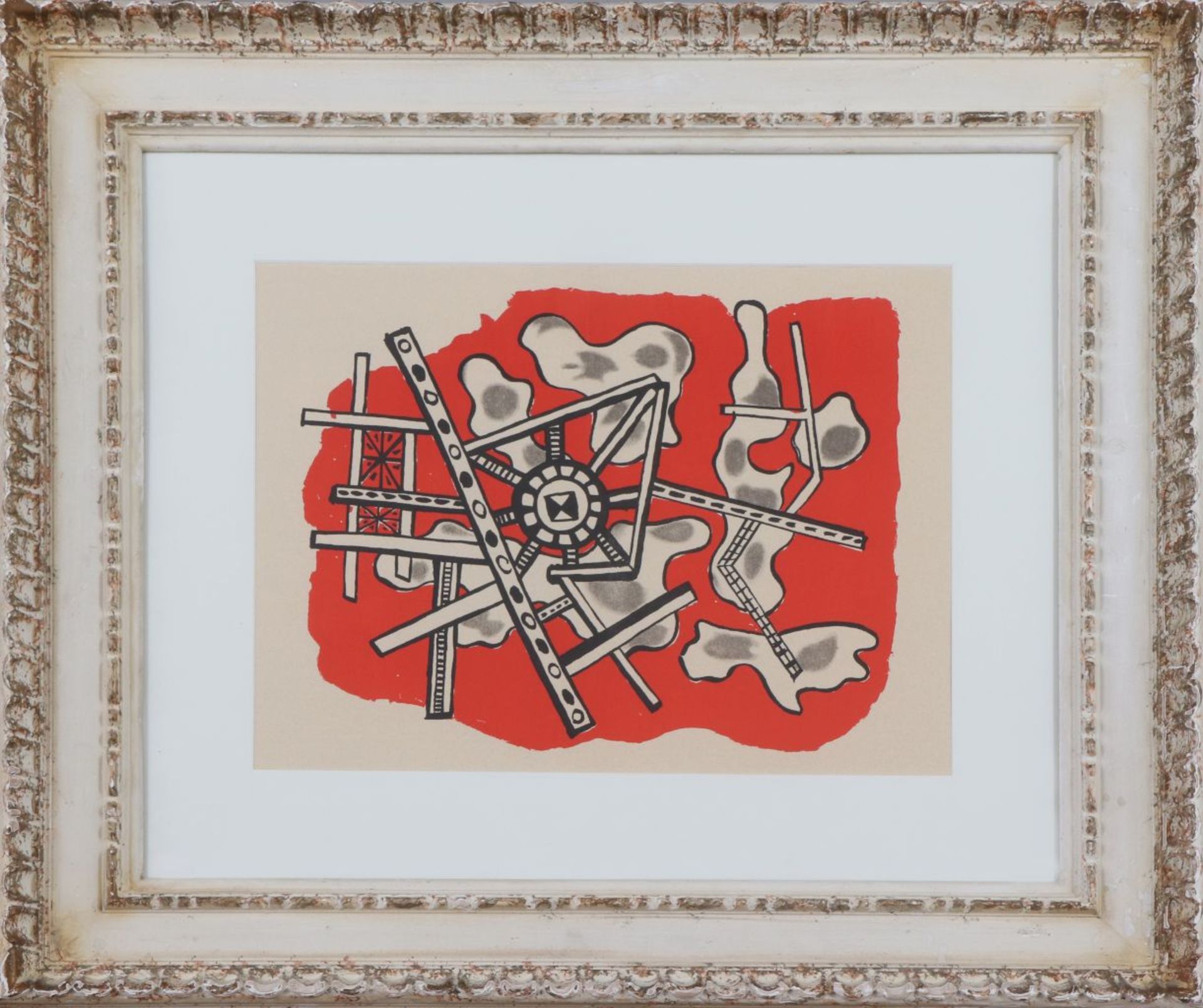 FERNAND LEGER (1881 Argentan - 1955 Gif-sur-Yvette bei Paris)Farblithografie (Doppelseite), ¨K