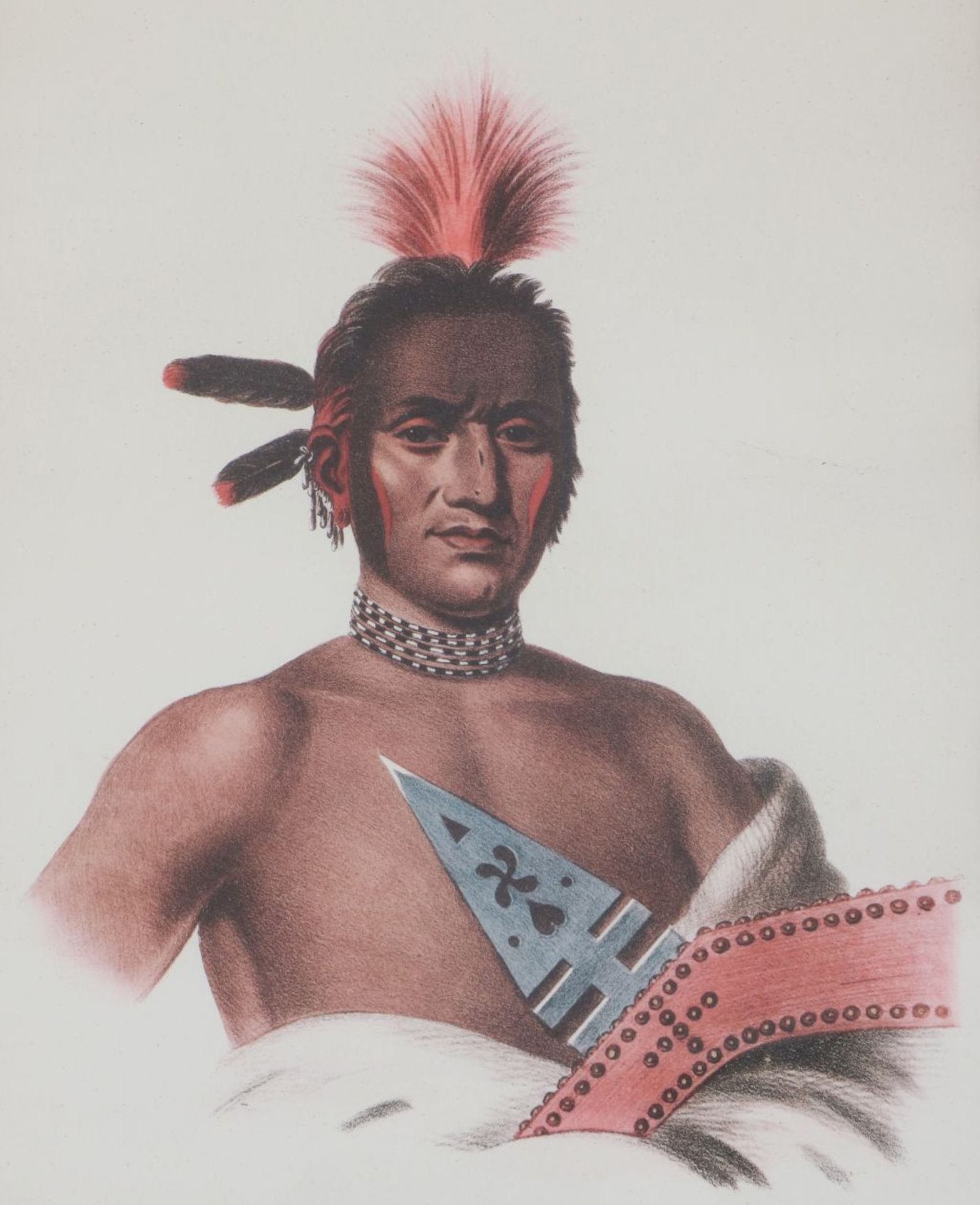 THOMAS MCKENNEY & JAMES HALL8 handkolorierte Lithografien aus ¨History of the Indian Tribes of - Bild 8 aus 9