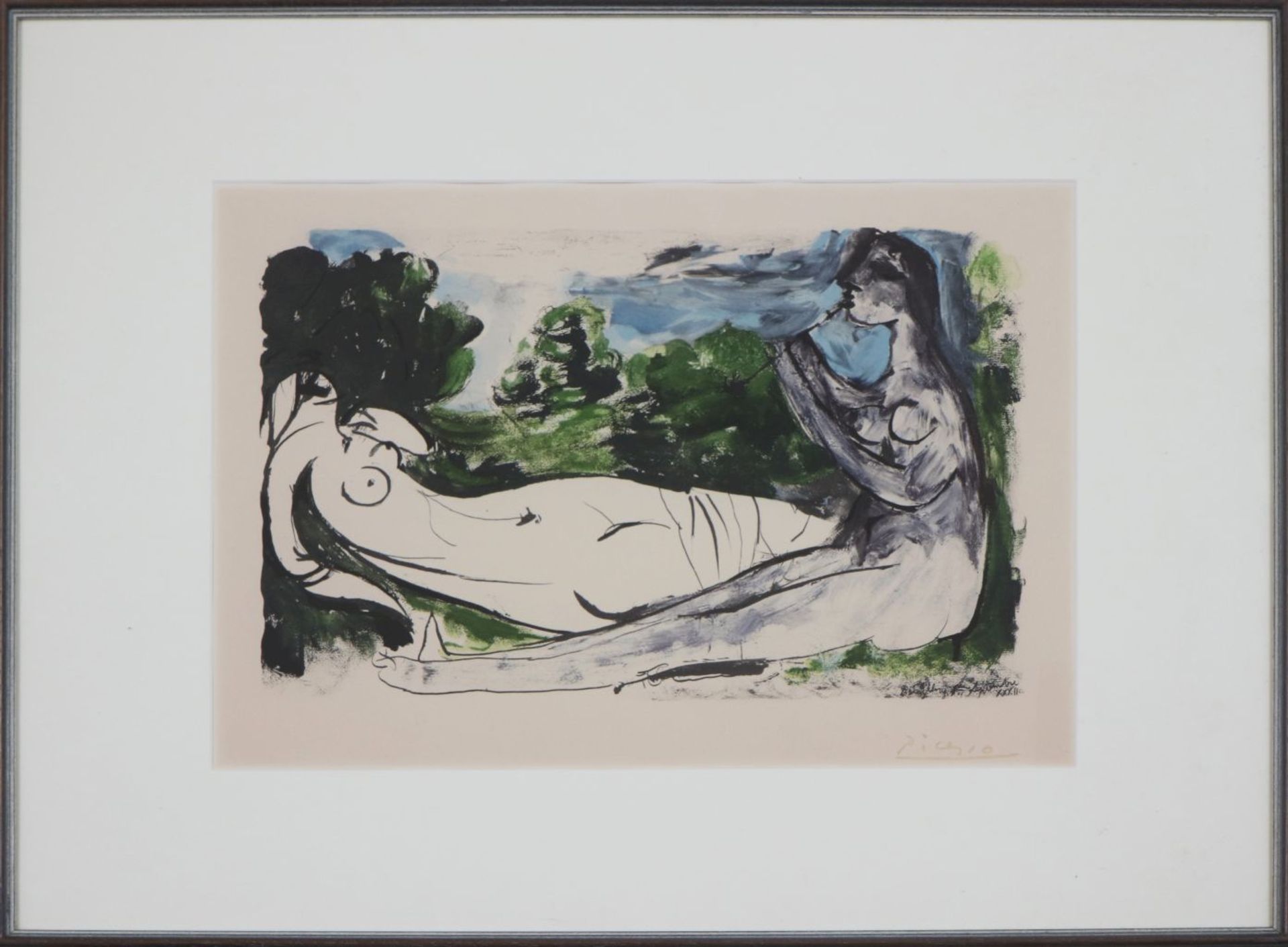 PABLO PICASSO (1881 Málaga/Spanien - 1973 Mougins/Frankreich)Farblithografie (Faksimile), ¨Fe