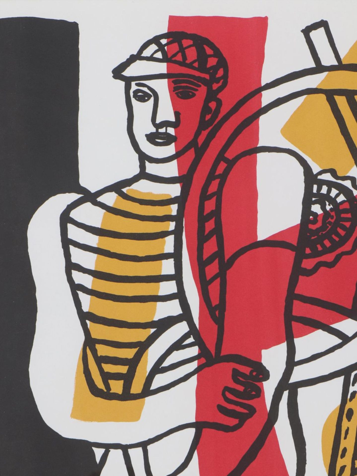 FERNAND LEGER (1881 Argentan - 1955 Gif-sur-Yvette bei Paris)Farblithografie, ¨Le Travail¨ (1 - Bild 2 aus 3