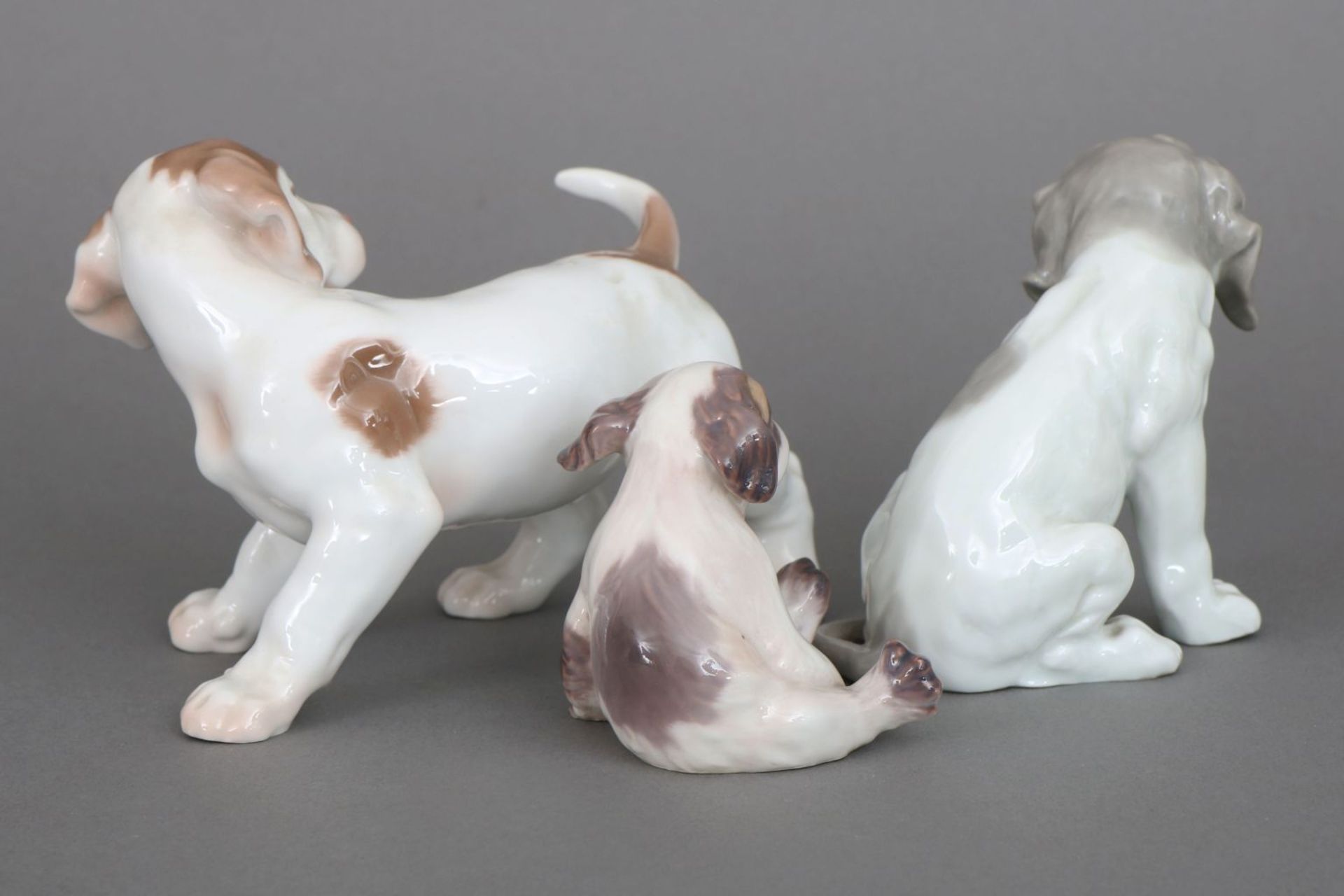 3 dänische Porzellanfiguren ¨Hunde¨ - Bild 2 aus 3