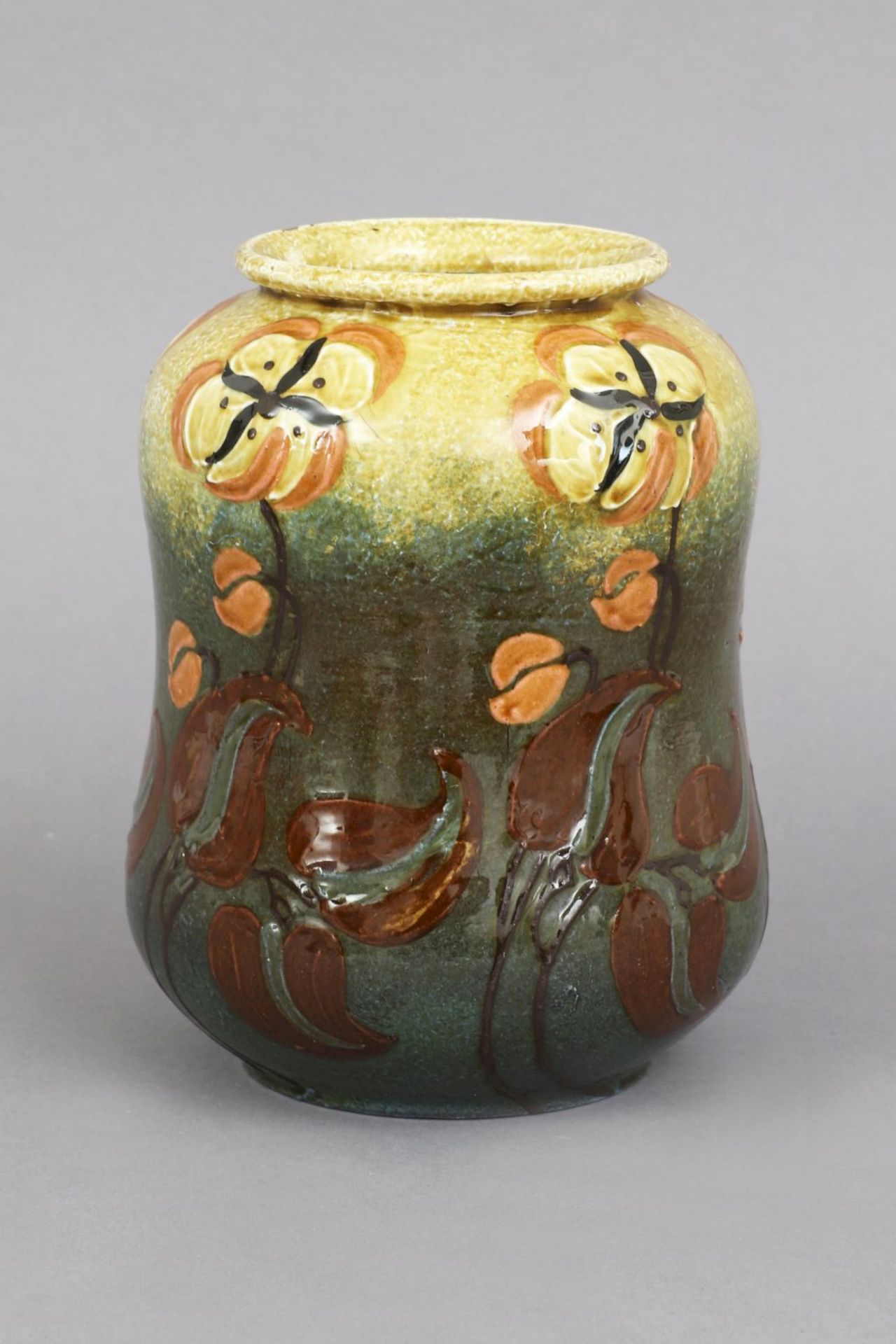 ¨The Folley¨ Fayence-Vase - Image 2 of 3