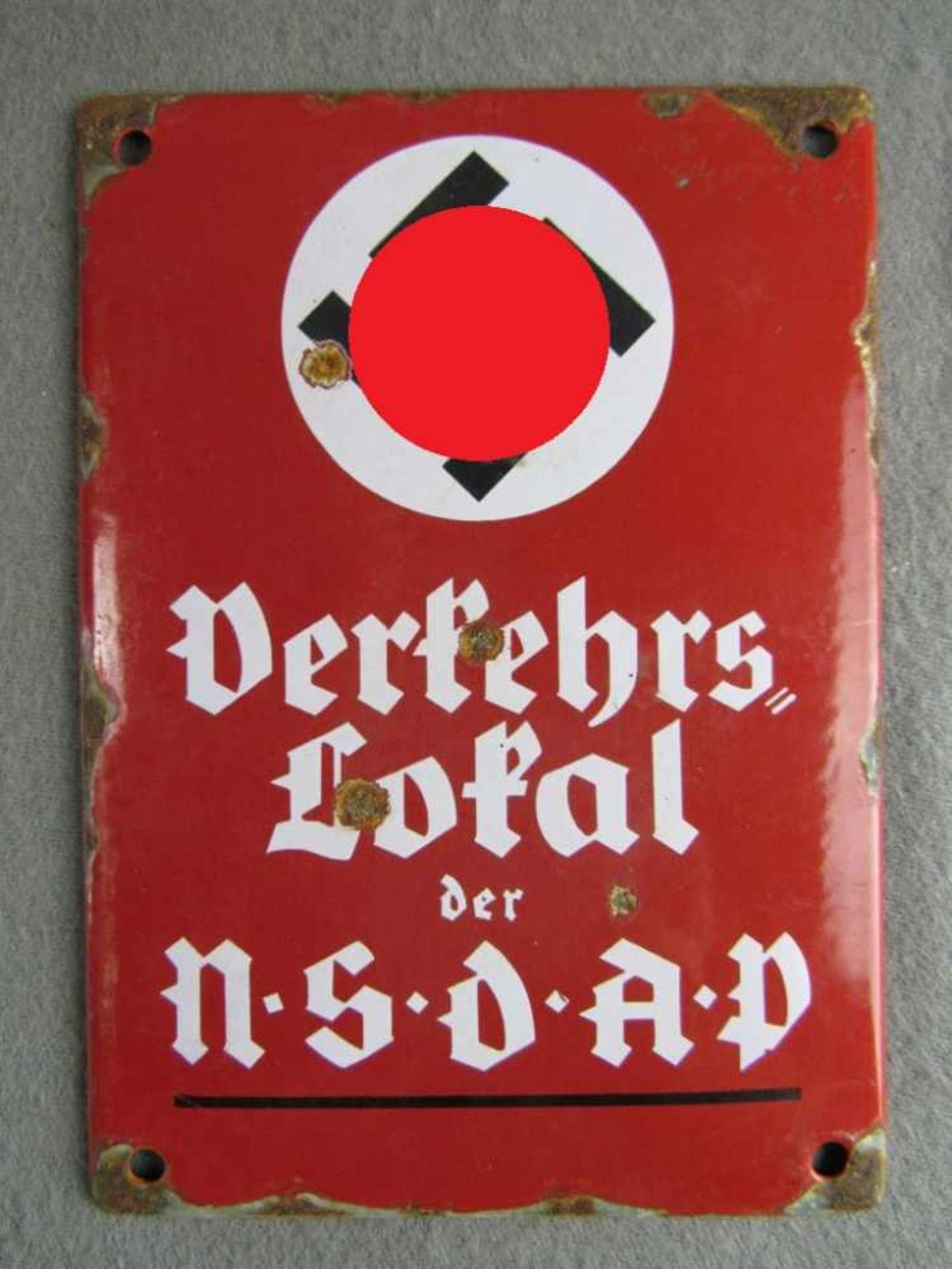 Blechschild 2.WK NSDAP 17x12cm ungeprüft<