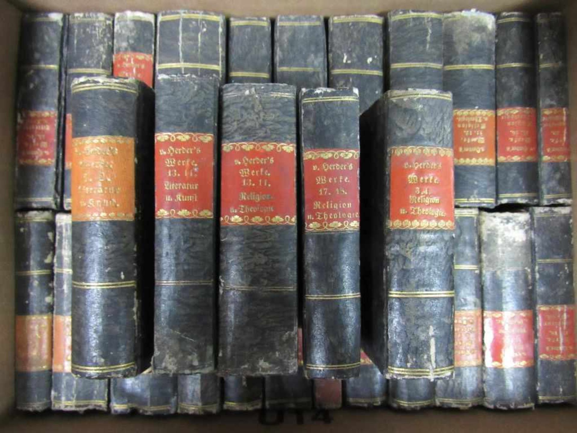 28 Bücher Gottfried von Herdes 1827-1830 sämtliche Werke<b