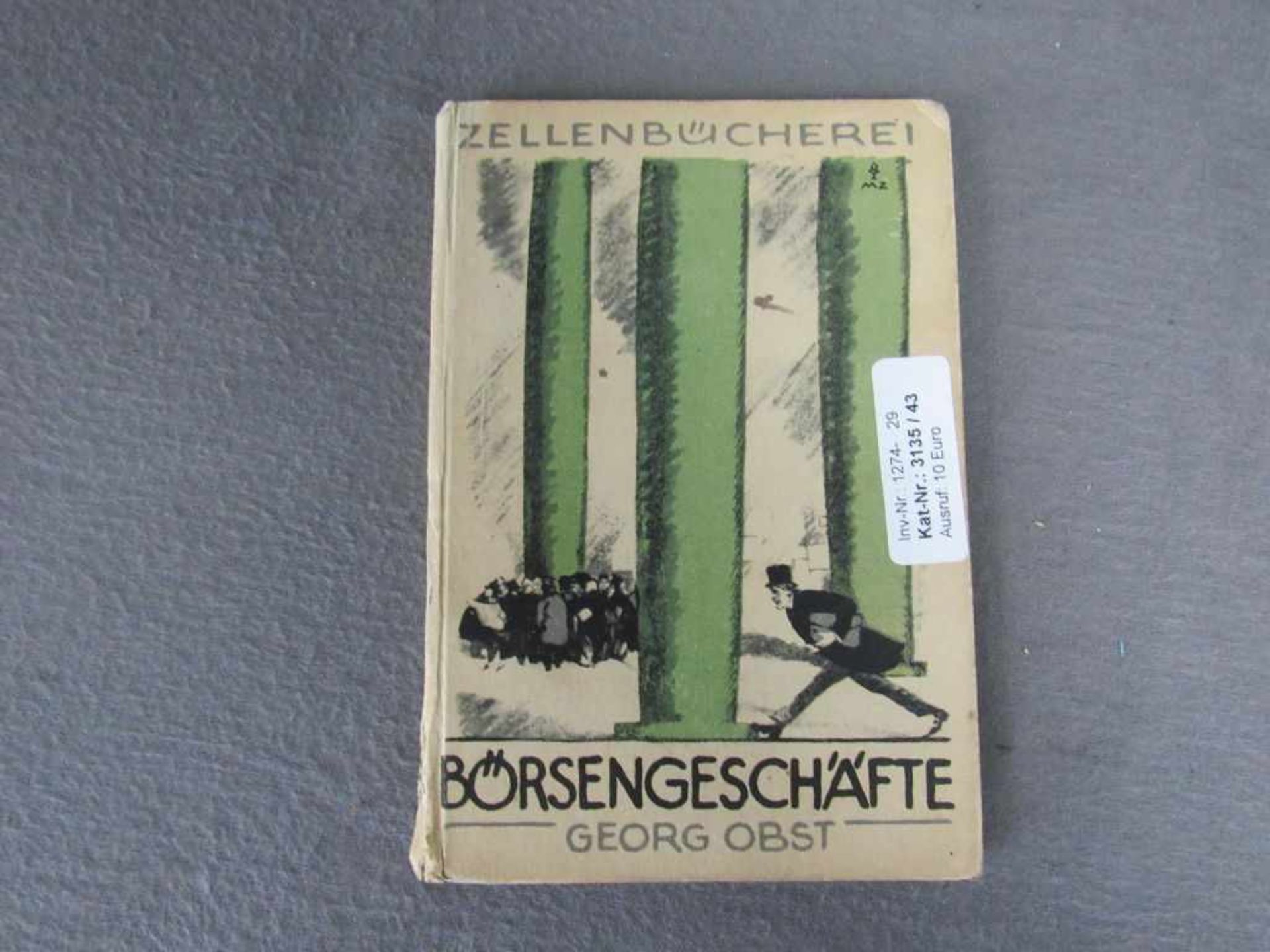 Börsengeschäfte von Georg Obst von 1922<b