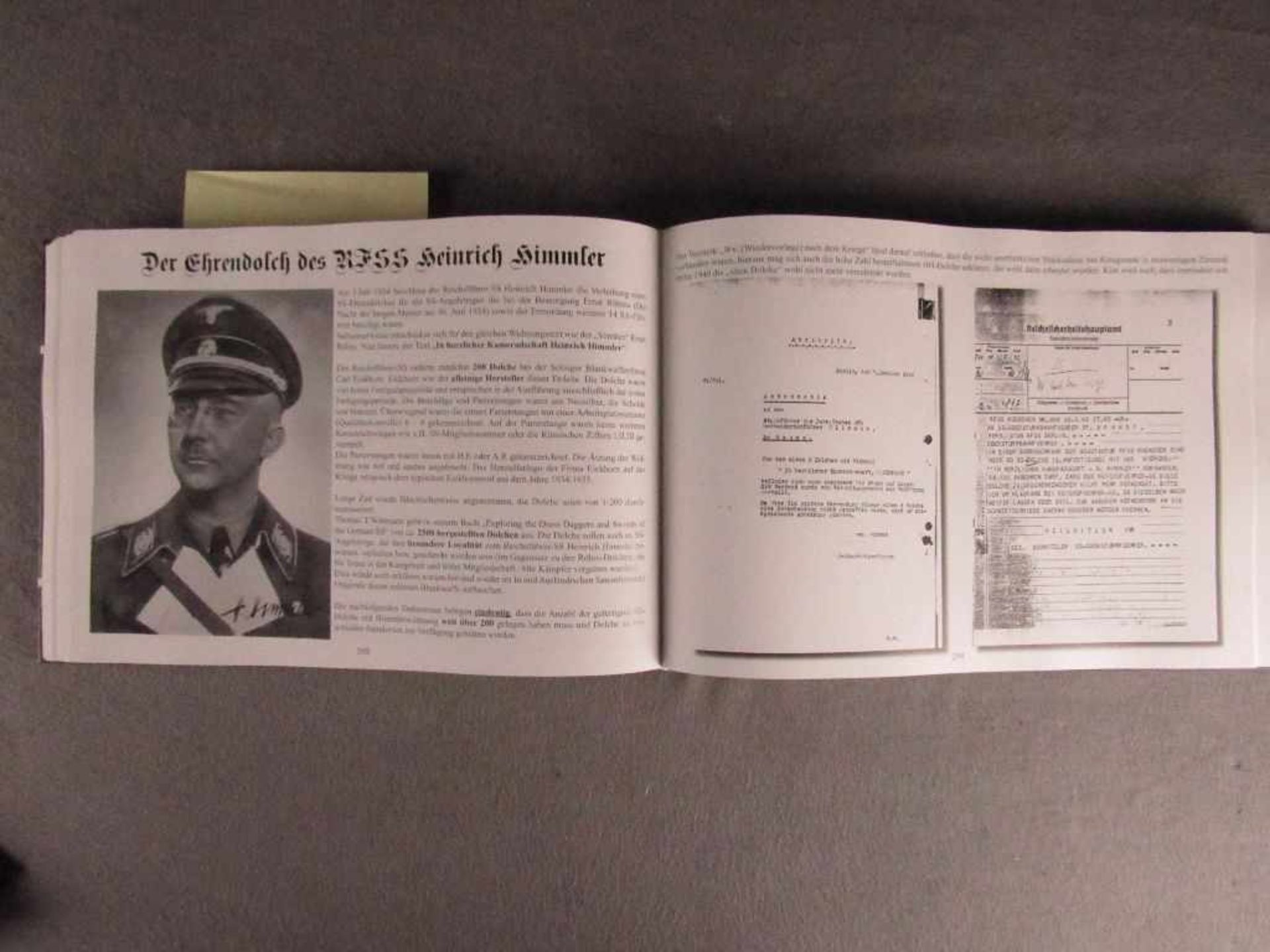 Sehr seltenes Buch Referenzbuch zur Bestimmung der Dienstdolche für SS ein Muss für jeden Sammler<b - Image 5 of 7