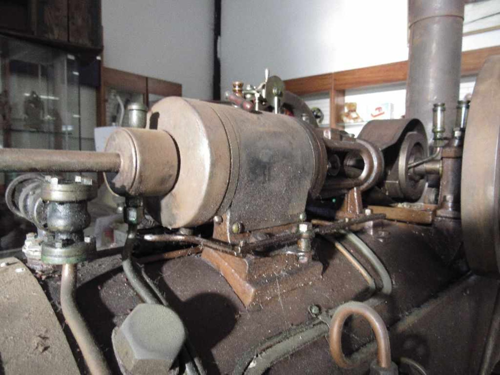 Dampfmaschine Unikat funktionierte vor 10 Jahren einwandfrei 100cm lang sehr schwer - Image 7 of 8