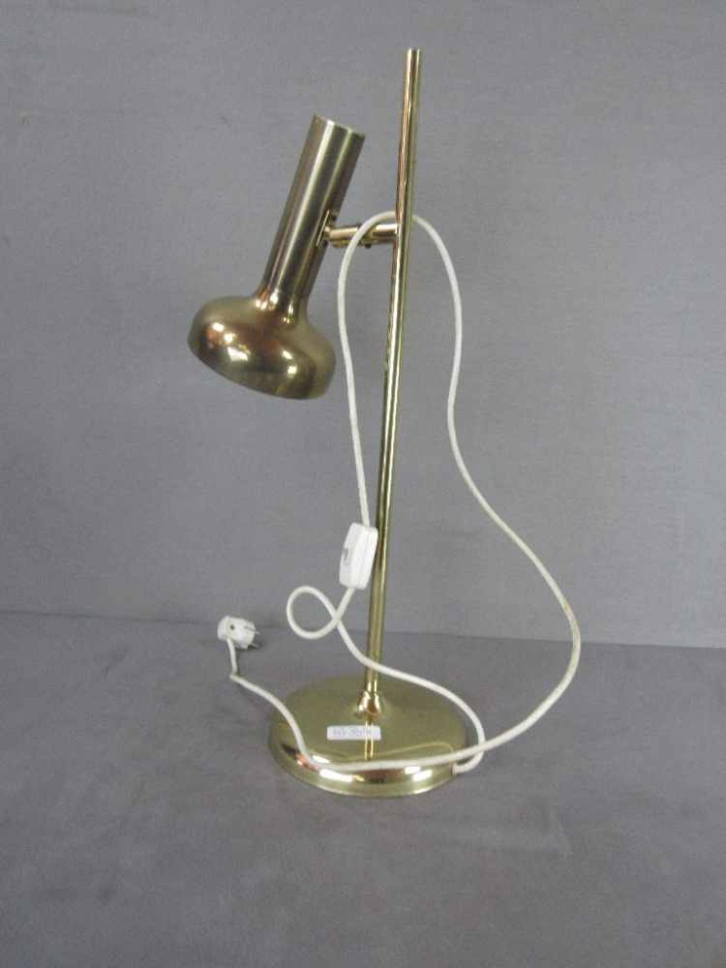 Schwere Space Age Tischlampe 65cm hoch