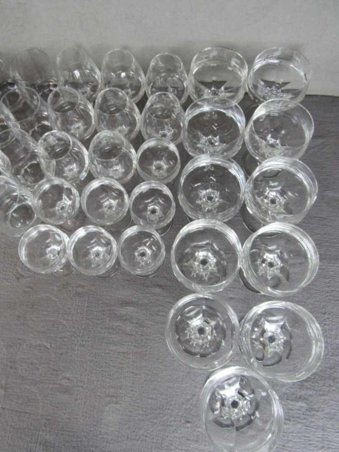 Großes Konvolut Kristallglas mit Schliff komplette Serie< - Image 3 of 5