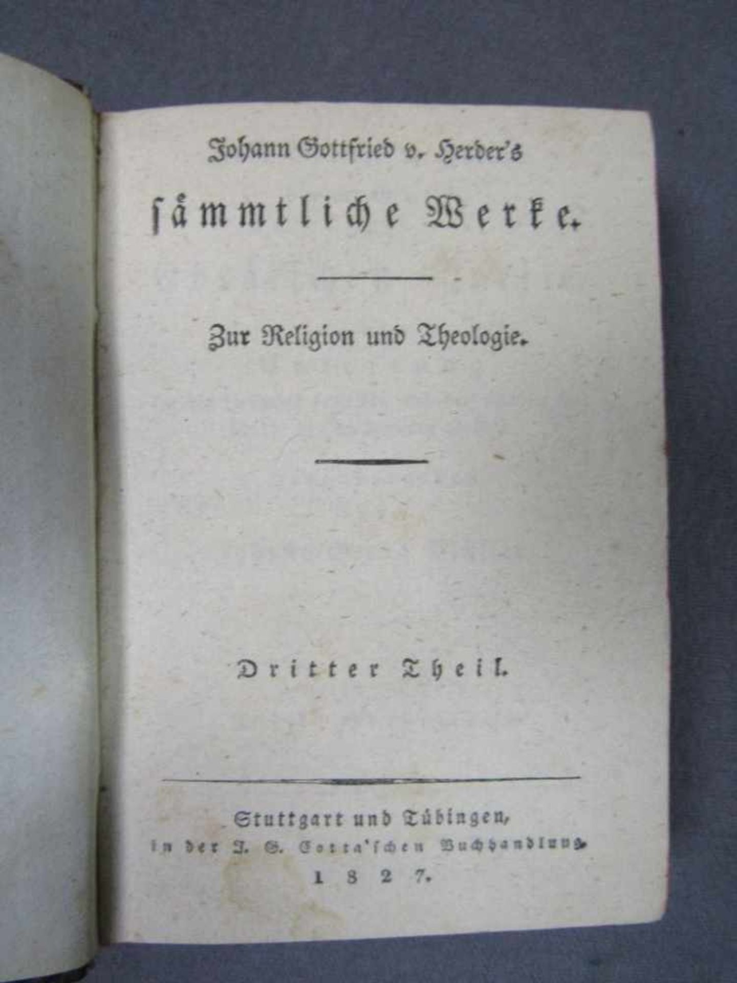 28 Bücher Gottfried von Herdes 1827-1830 sämtliche Werke<b - Bild 2 aus 3